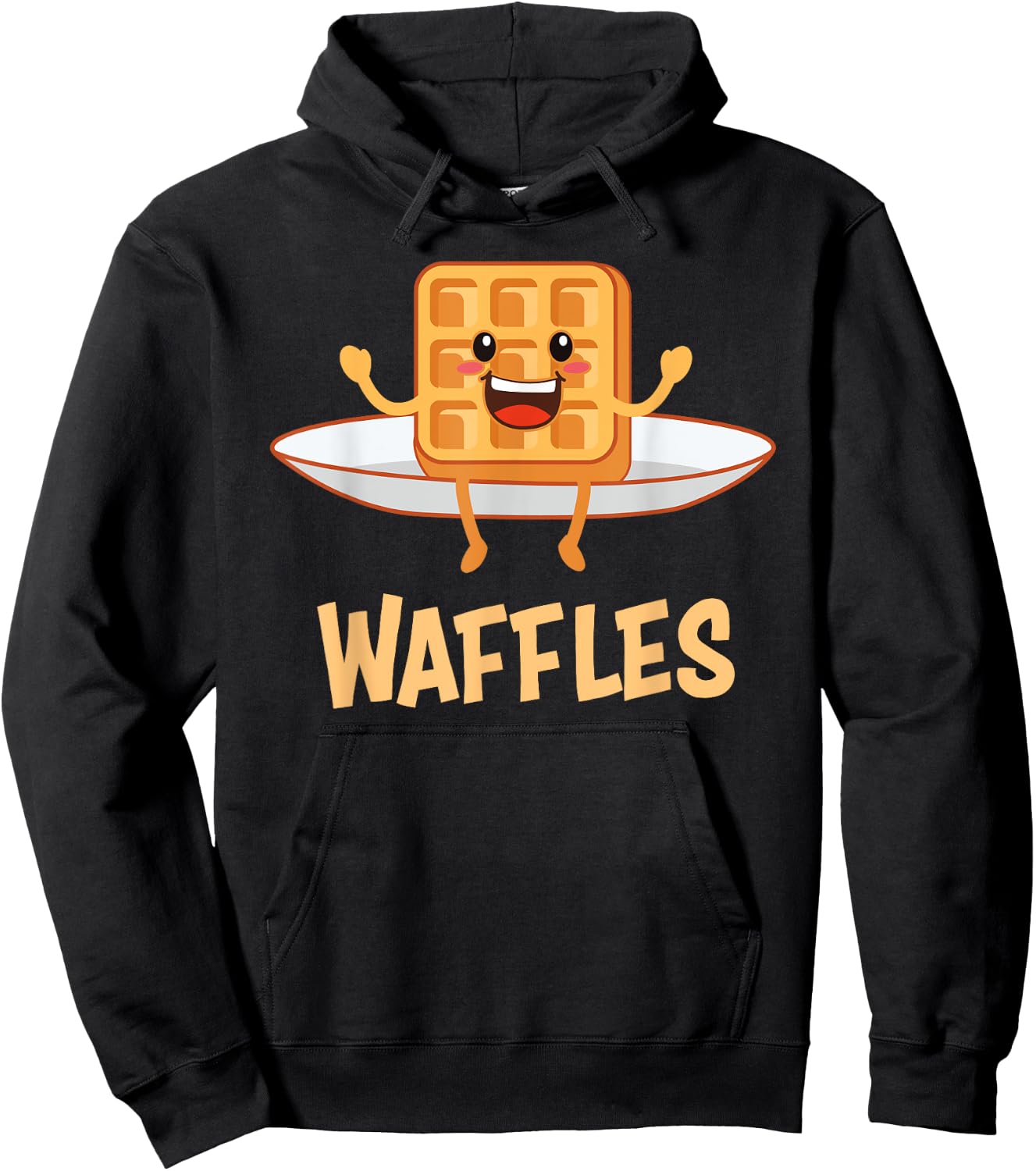 Chicken & Waffles Matching Couple Halloween Best Friends Hoodie - Hoodie | Black