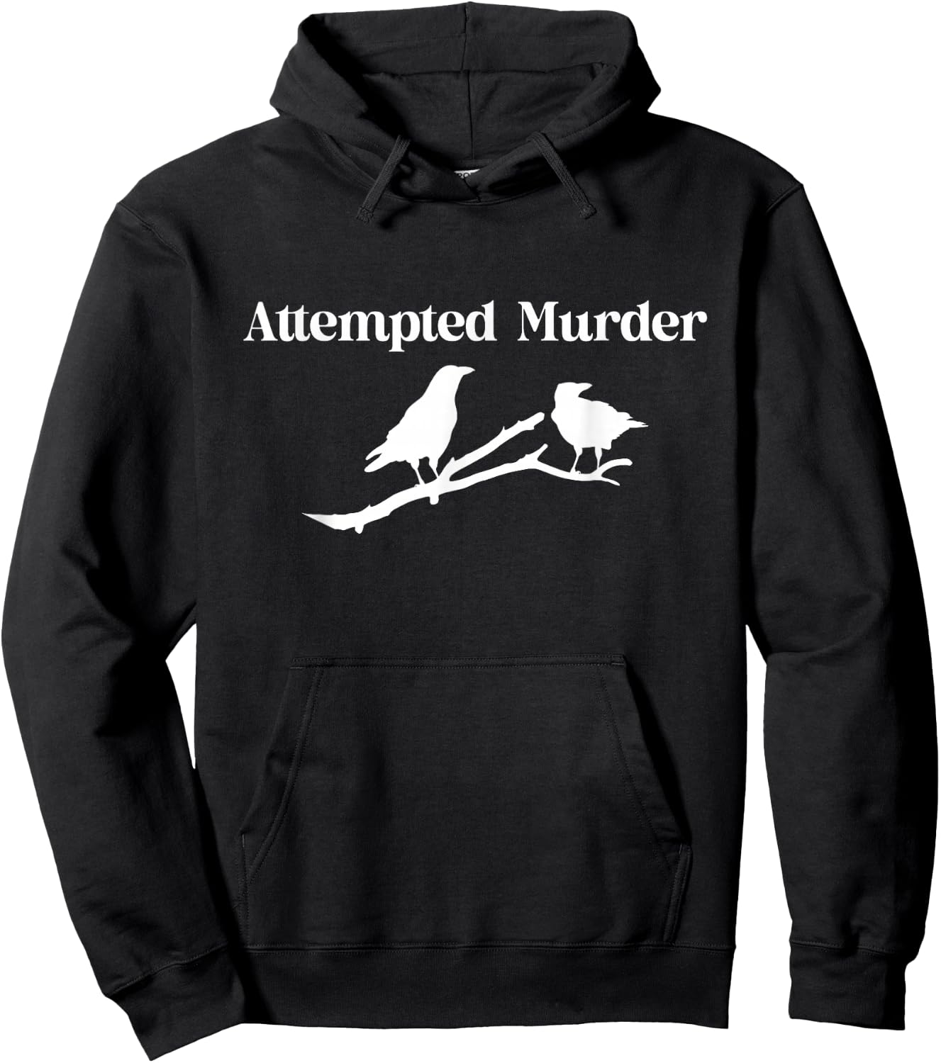 Attempted Murder Crows Hoodie - Hoodie | Black