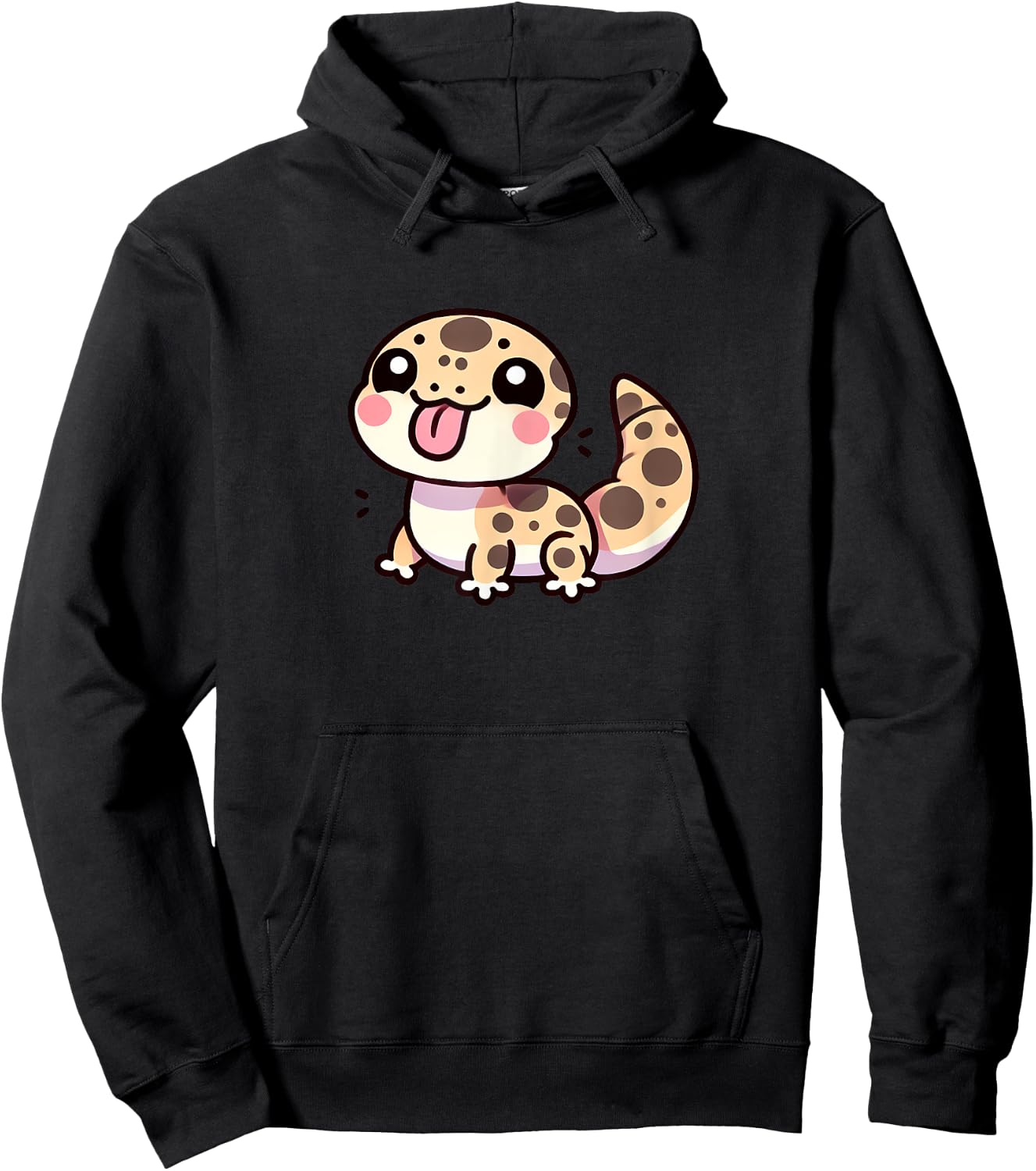 Kawaii Gekco Cute Animal Lover Hoodie - Hoodie | Black