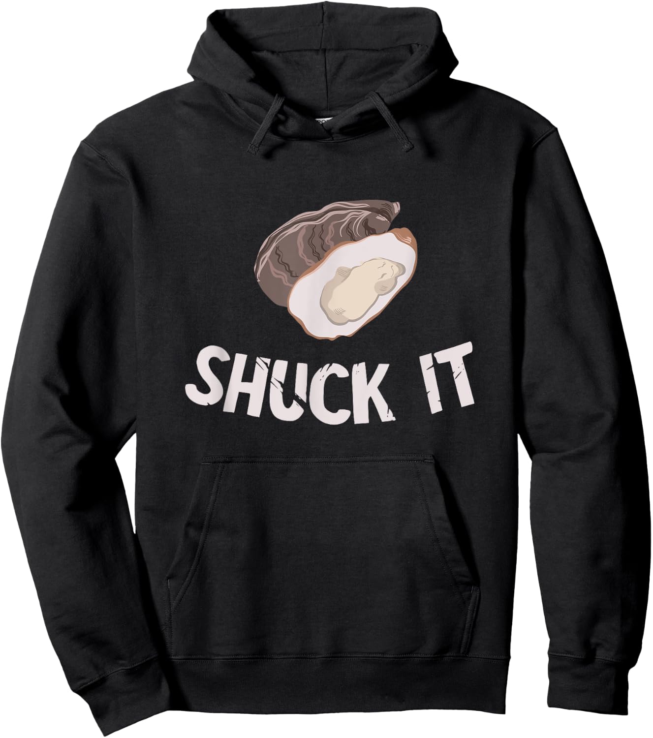 Funny Oyster Shuck It Shuck Buddy Oyster Mollusc Shucker Hoodie - Hoodie | Black