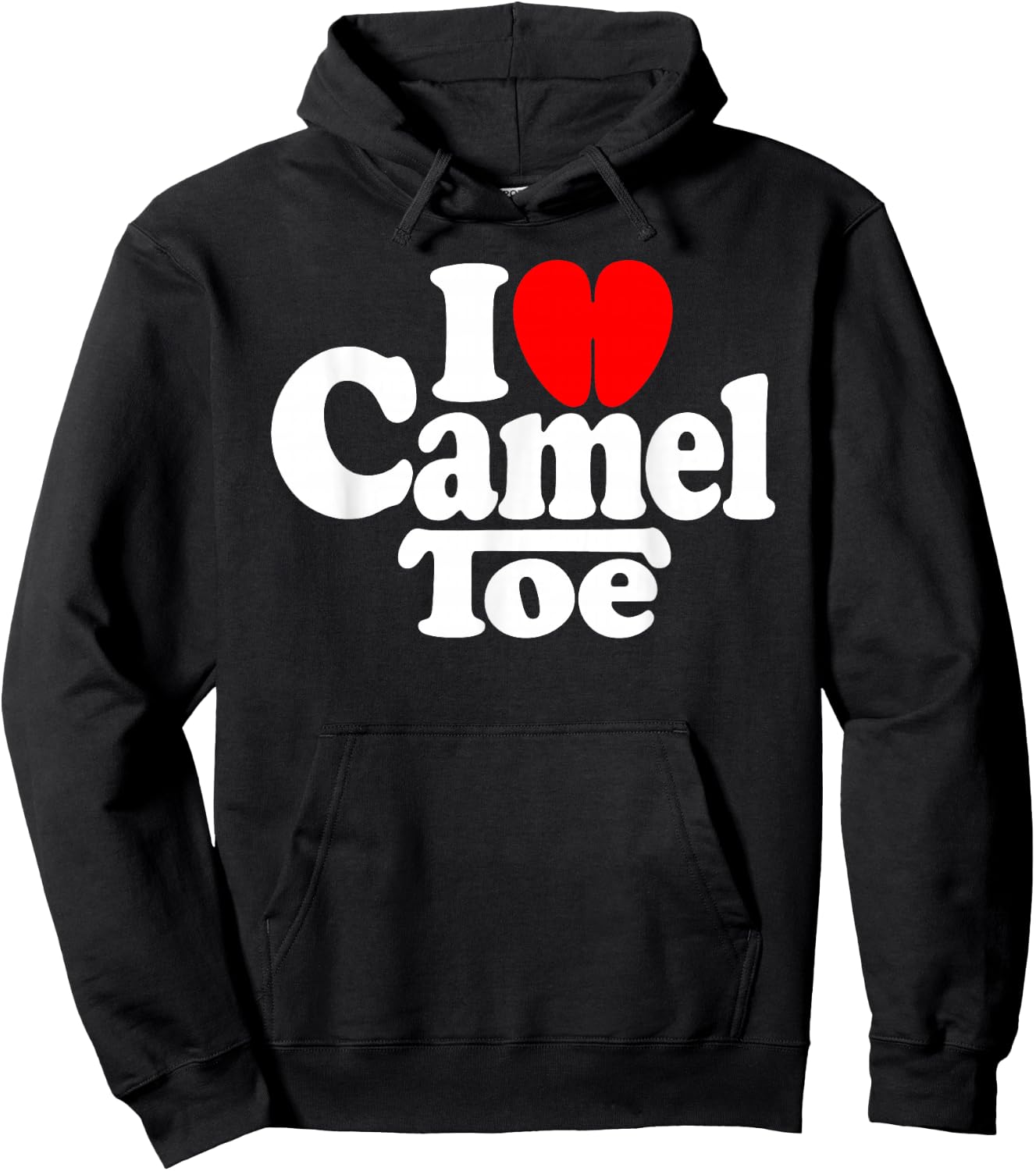 I Love Heart Camel Toe Hoodie - Hoodie | Black