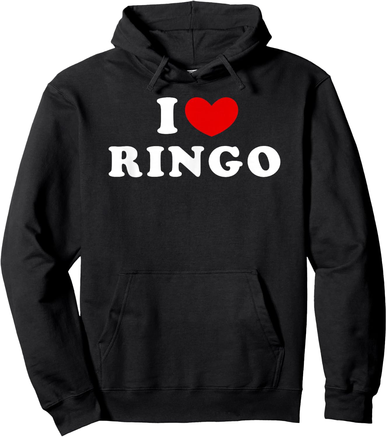 I Love Ringo, I Heart Ringo Hoodie - Hoodie | Black