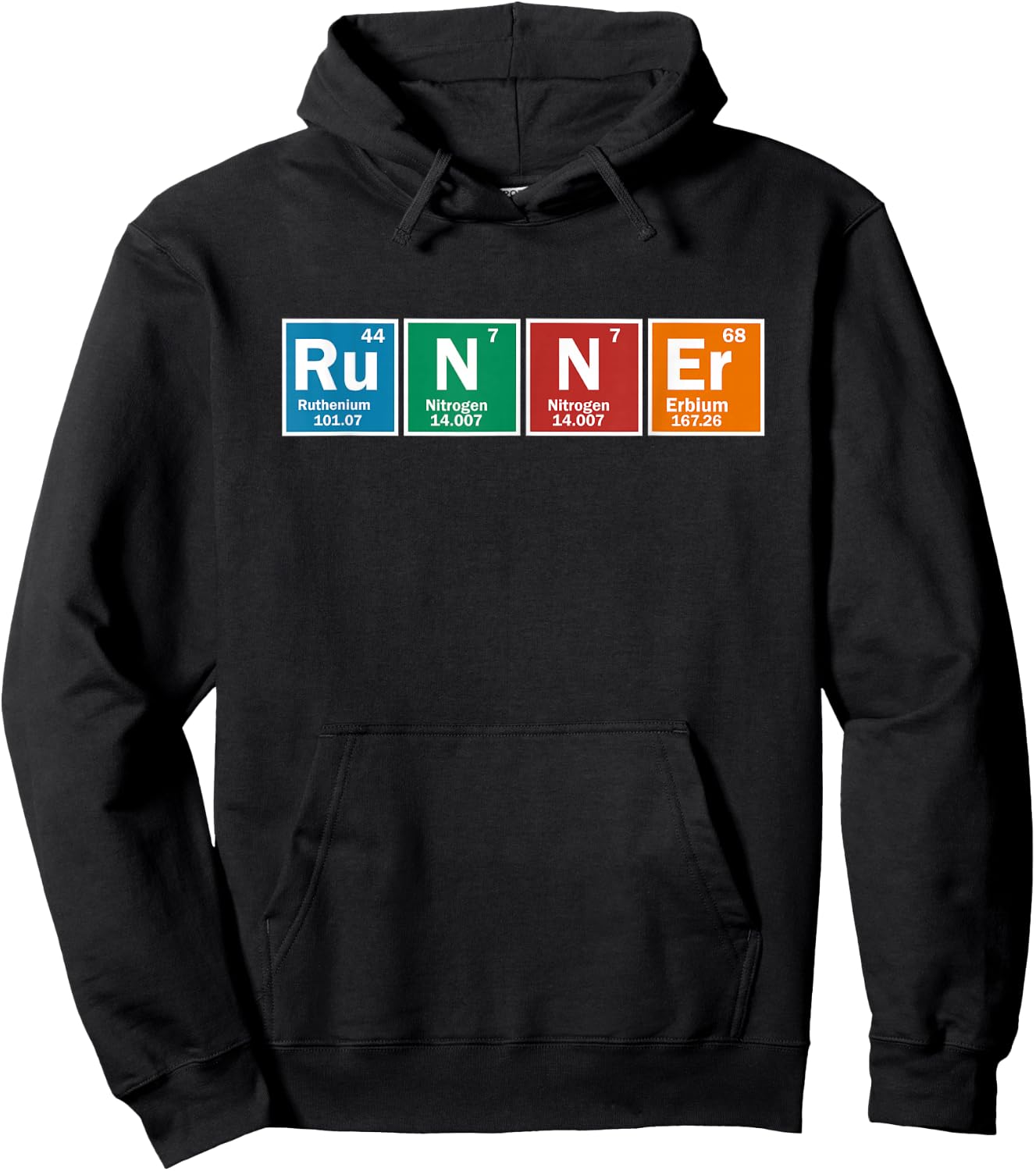 Runners Periodic Table Runner Hoodie - Hoodie | Black