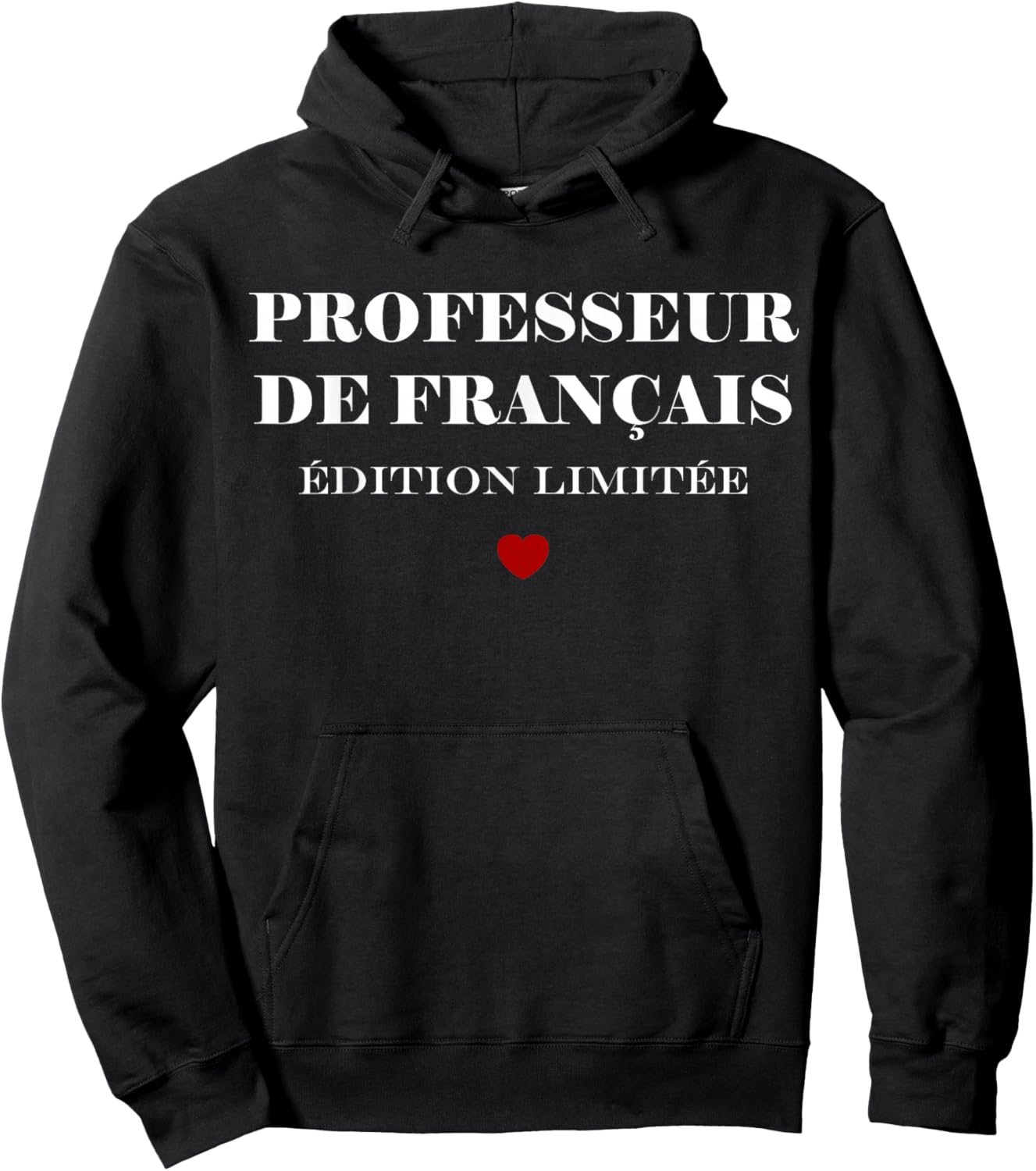Funny French Teacher Super Edition French Teacher , Black, S Hoodie - Hoodie | Black