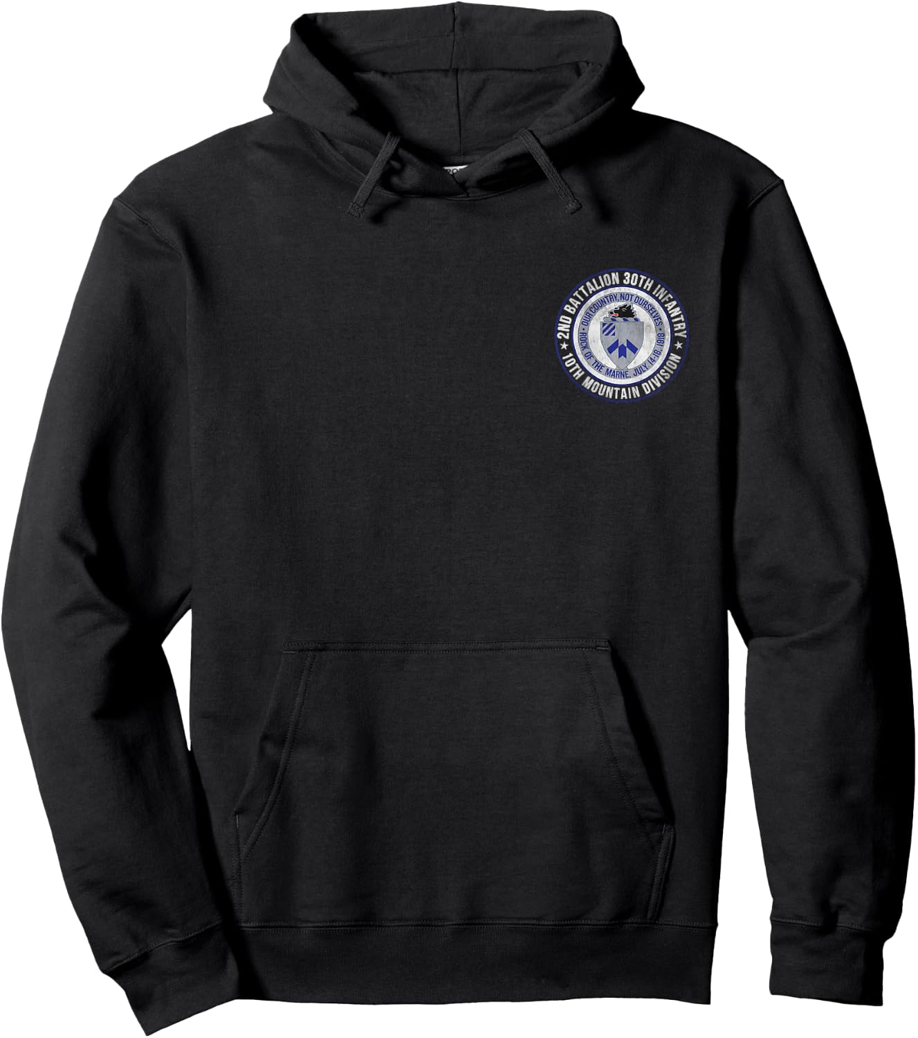 2nd Battalion 30th Infantry 10th Mountain Division Veteran Hoodie - Hoodie | Black