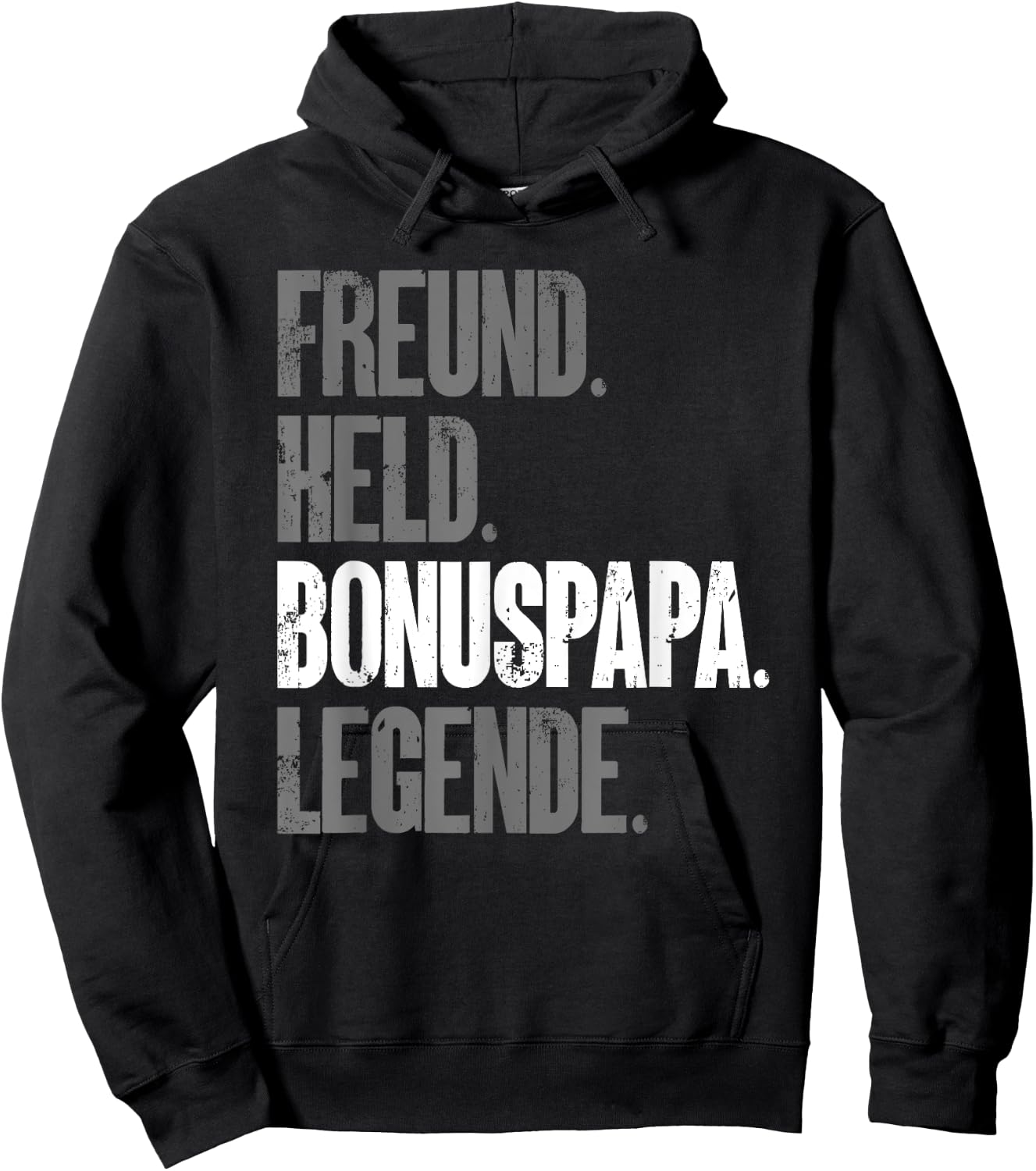 Bonuspapa Bester Stiefpapa Stiefvater Bonus Papa Hoodie - Hoodie | Black