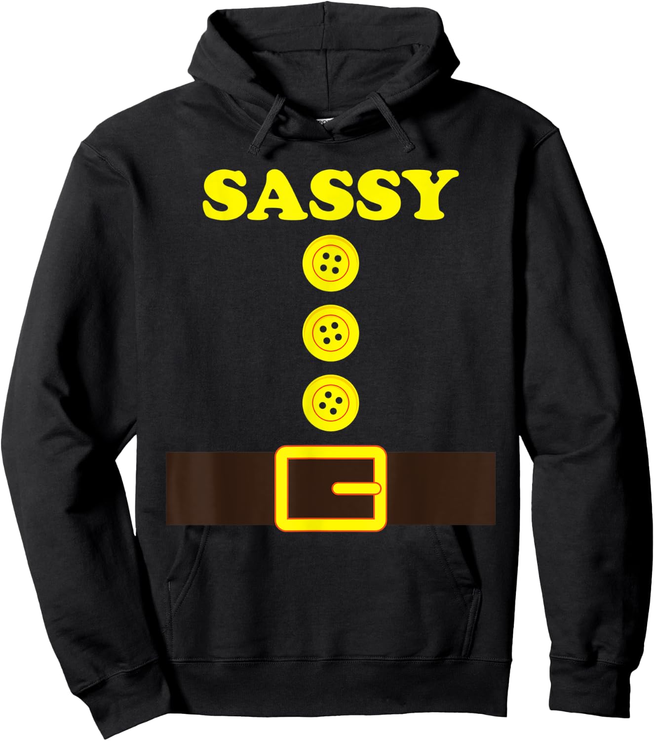 Sassy Dwarf Halloween Costume Color Group Matching Dwarf Hoodie - Hoodie | Black