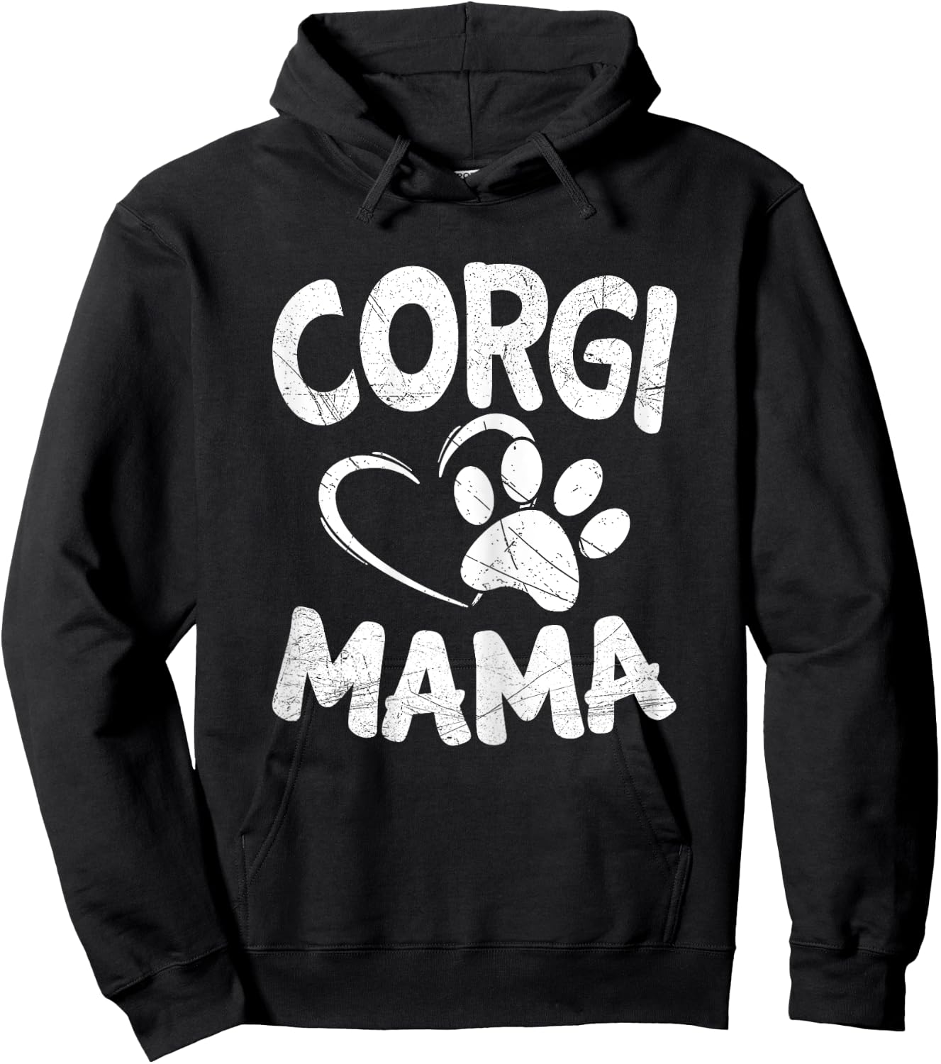 Welsh Corgi Mama Lover Dog Breeder Gifts Mom Pet Hoodie - Hoodie | Black