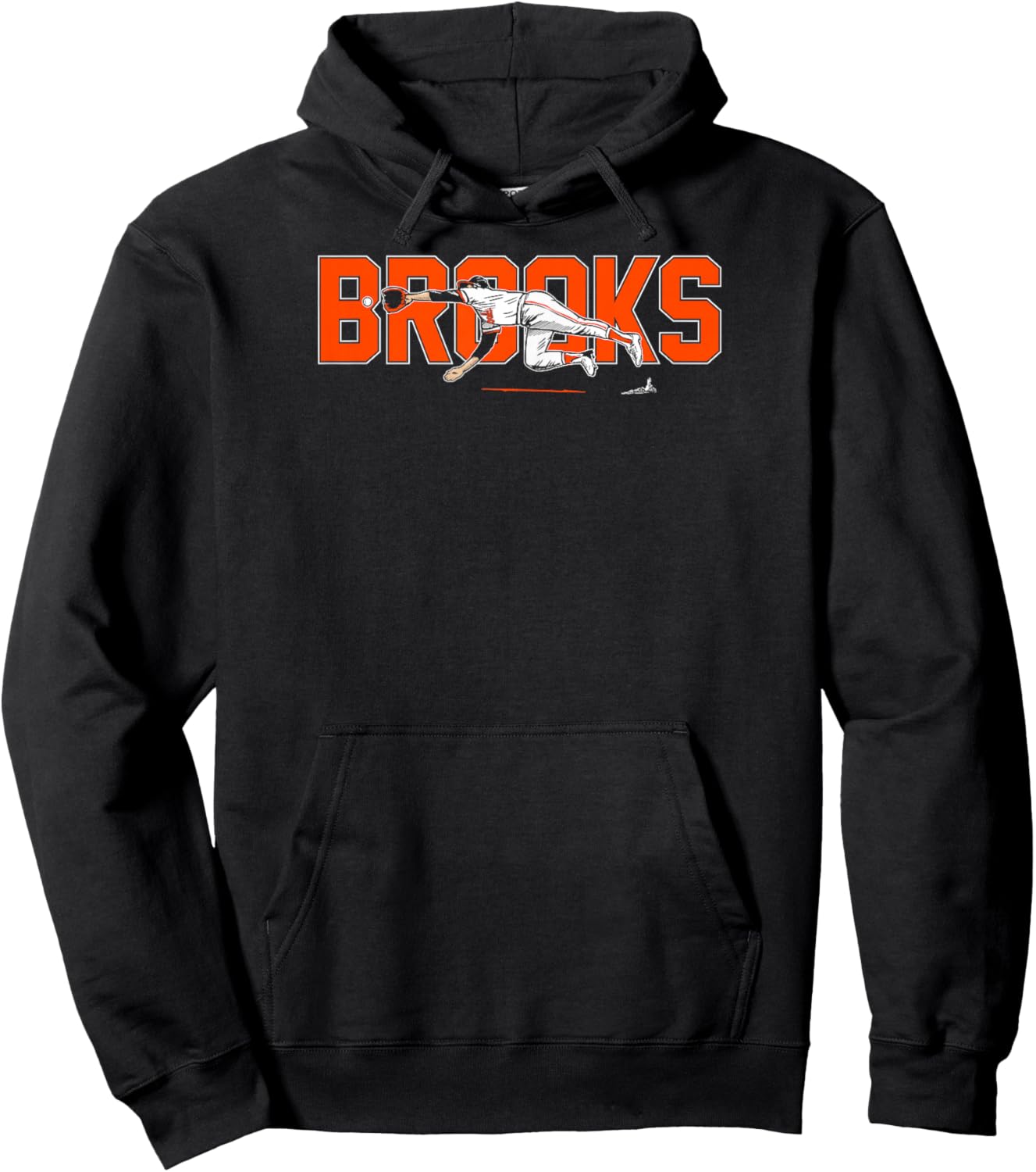 Brooks Robinson - Dive - Baltimore Baseball Hoodie - Hoodie | Black