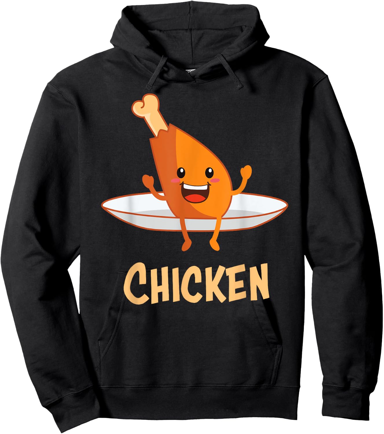 Chicken & Waffles Matching Couple Halloween Best Friends Hoodie - Hoodie | Black