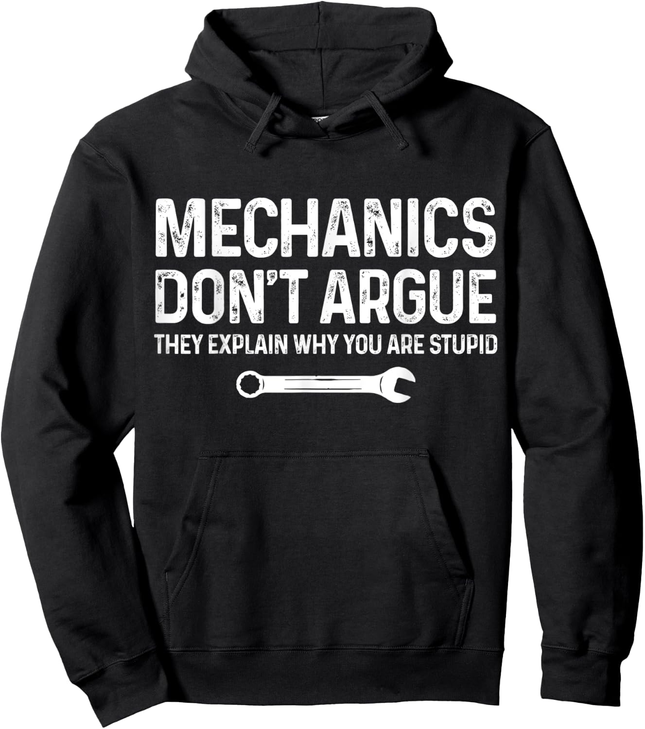 Mechanics Don't Argue They Explain Funny Gift Car Mechanic Hoodie - Hoodie | Black