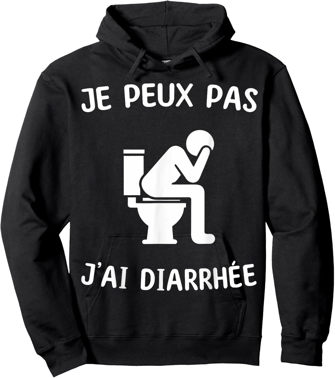 I Can't Have Diarrhea , Black, S Hoodie - Hoodie | Black