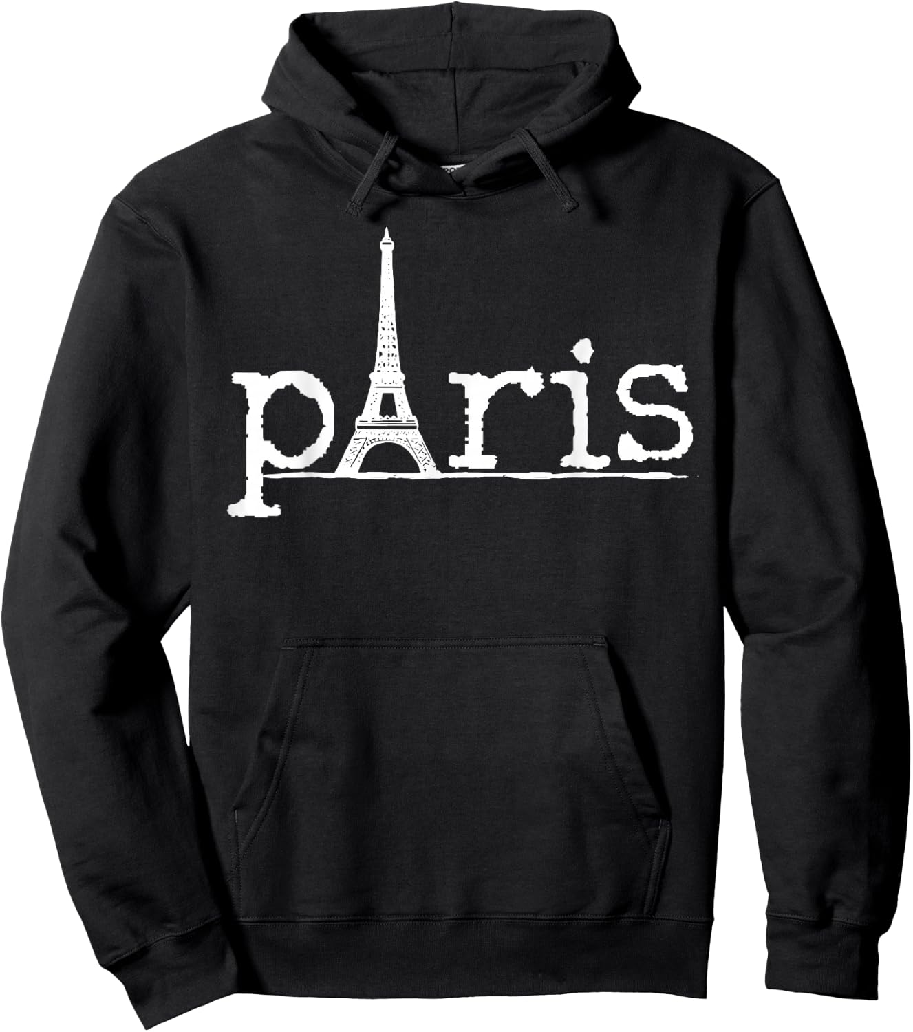Paris France French Eiffel Tower Europe European Gift Hoodie - Hoodie | Black