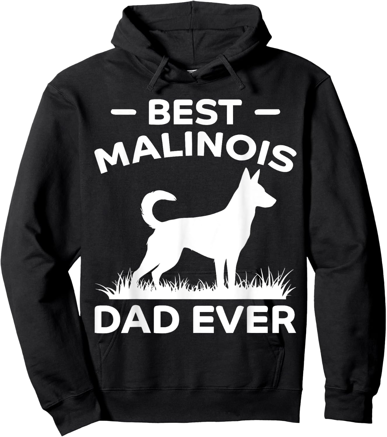 Bester Malinois-Vater aller Zeiten Lustiger Belgischer Malinois Hoodie - Hoodie | Black