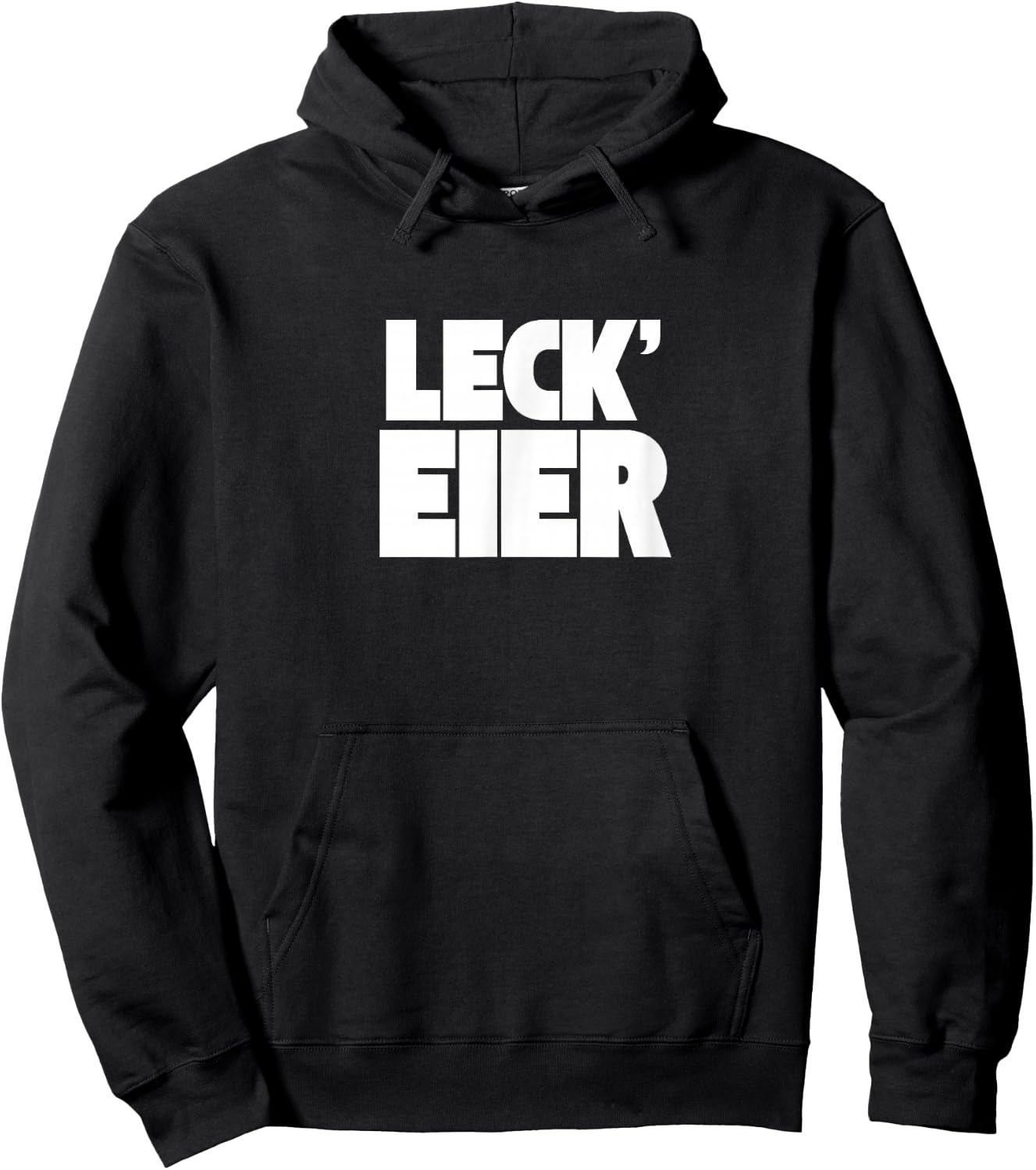 Leck Eier – Lustiger Spruch Humor Statement Hoodie - Hoodie | Black