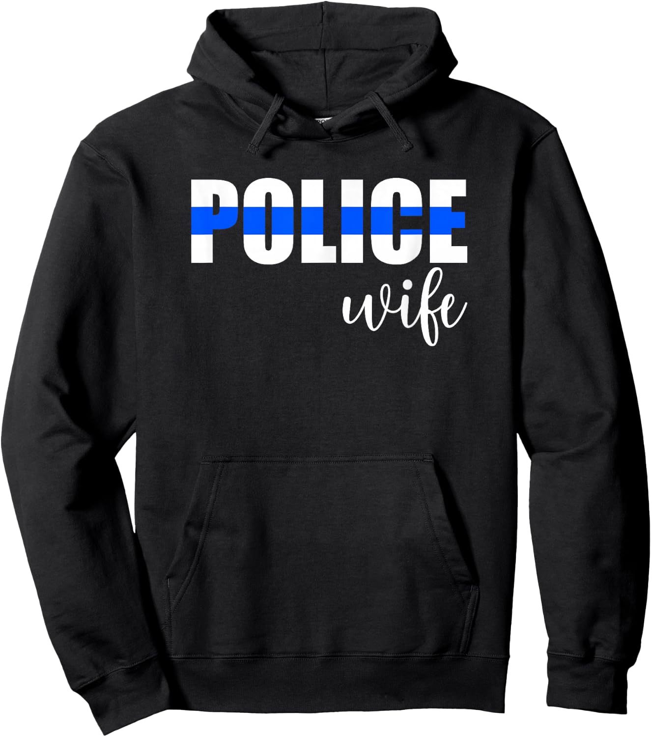 Police Wife Police Officer Wife Of A Police Officer Hoodie - Hoodie | Black
