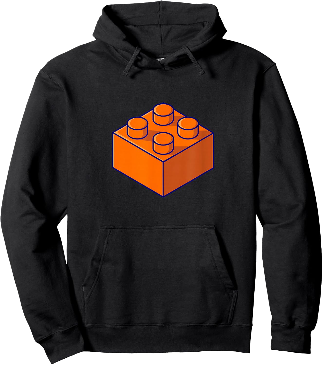 Building Block of Life - Build Toys Fun , black Hoodie - Hoodie | Black