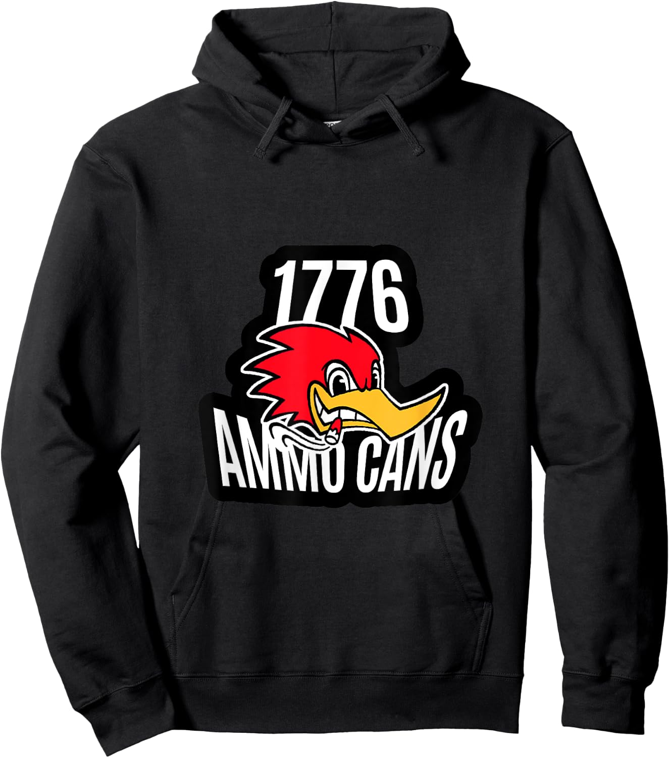 Hot Rod Woodpecker Hoodie - Hoodie | Black