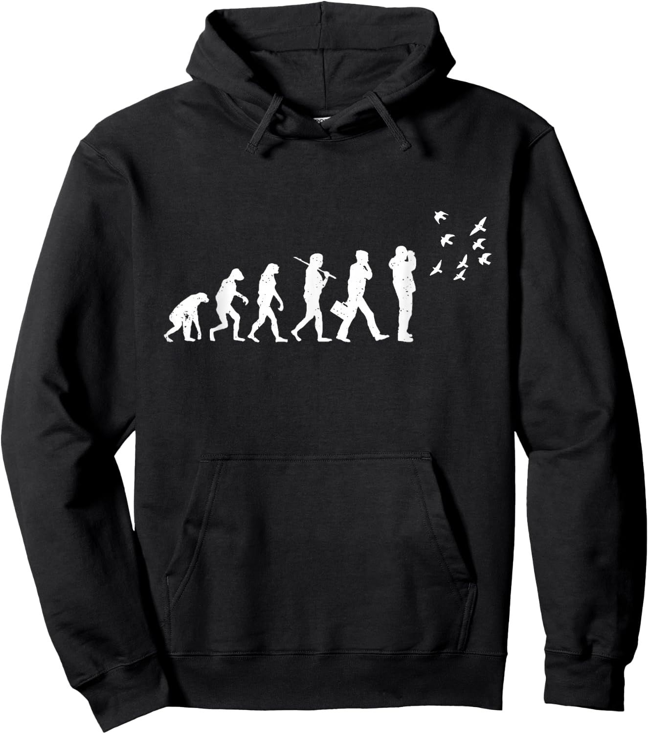 Birdwatcher Bird Day Funny Birding Birdwatching Nerd Birder Hoodie - Hoodie | Black