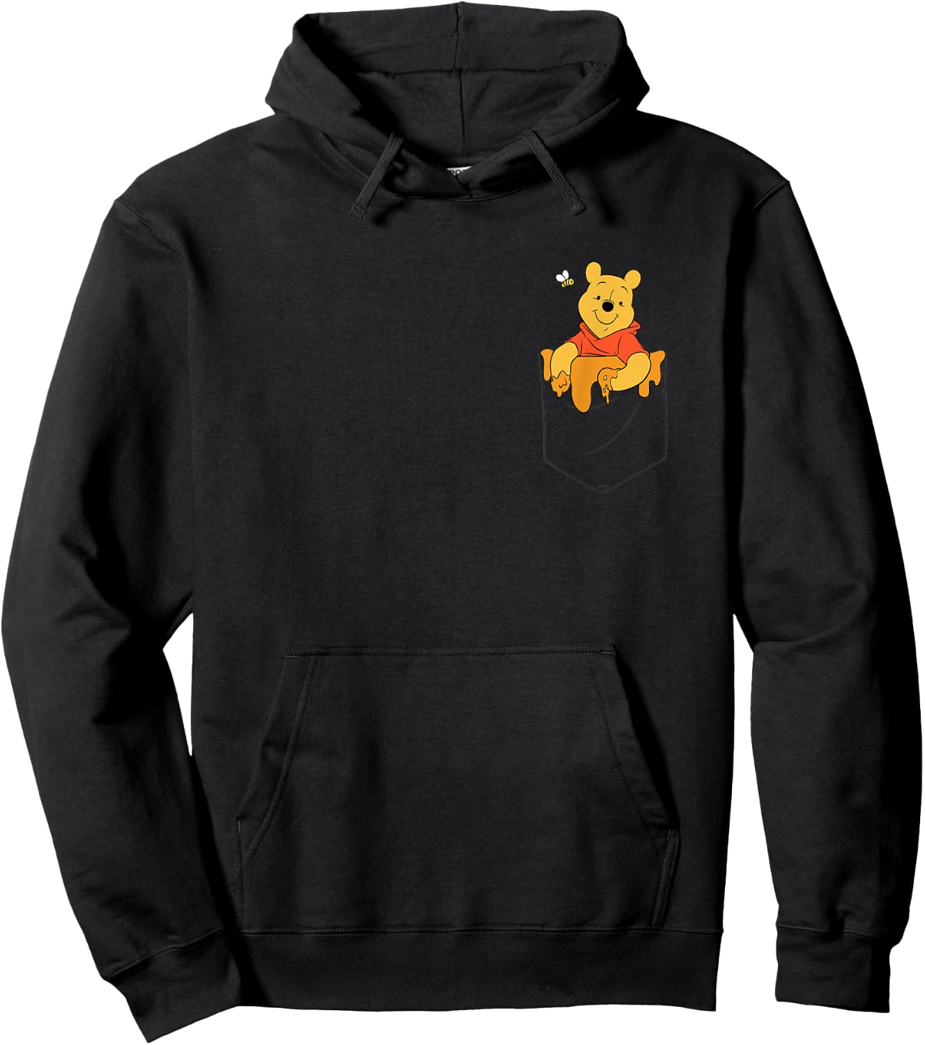Disney Winnie the Pooh Hunny in My Pocket , black Hoodie - Hoodie | Black