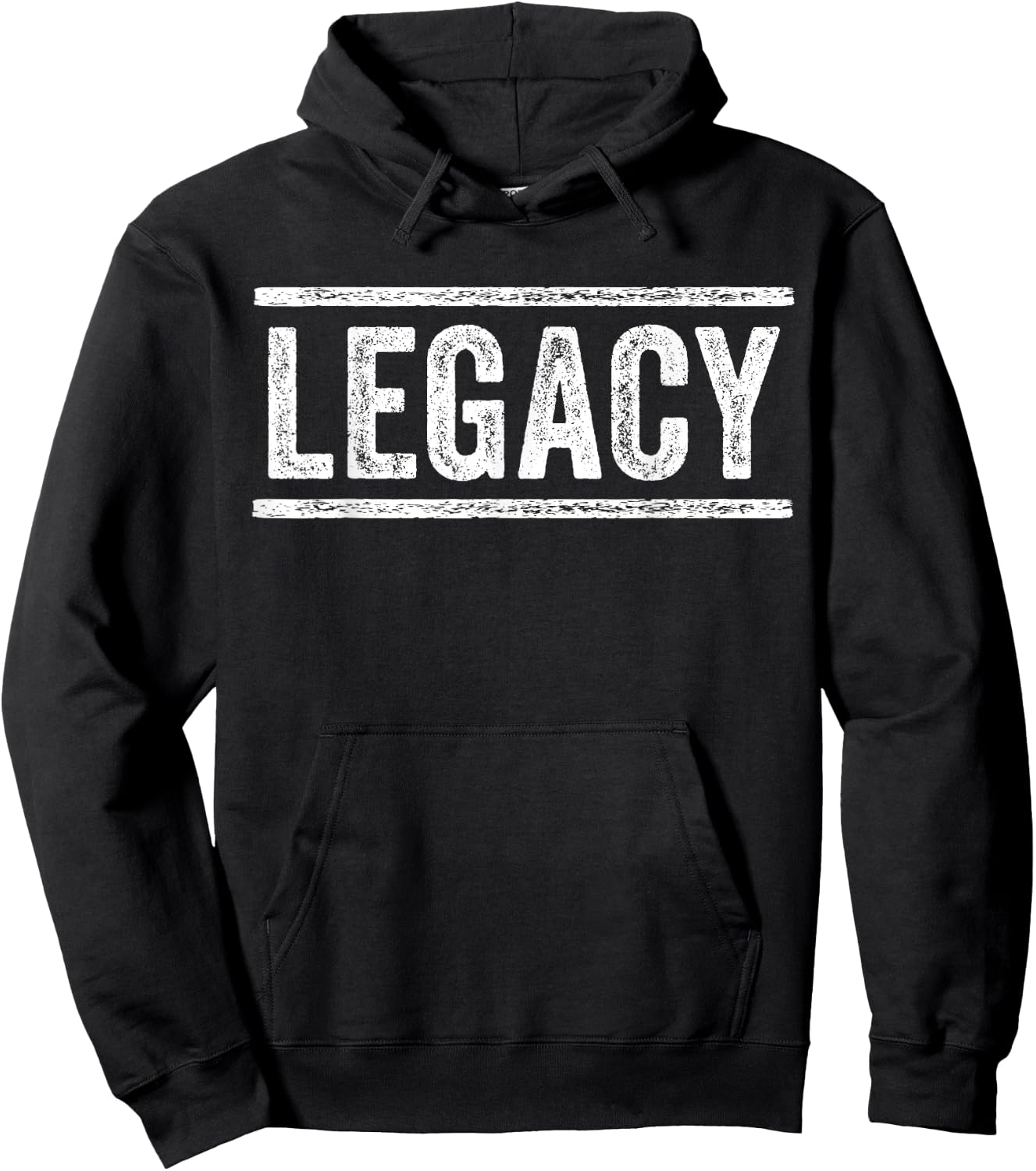 Legacy Legend Matching Father Son Funny Saying Vintage Hoodie - Hoodie | Black