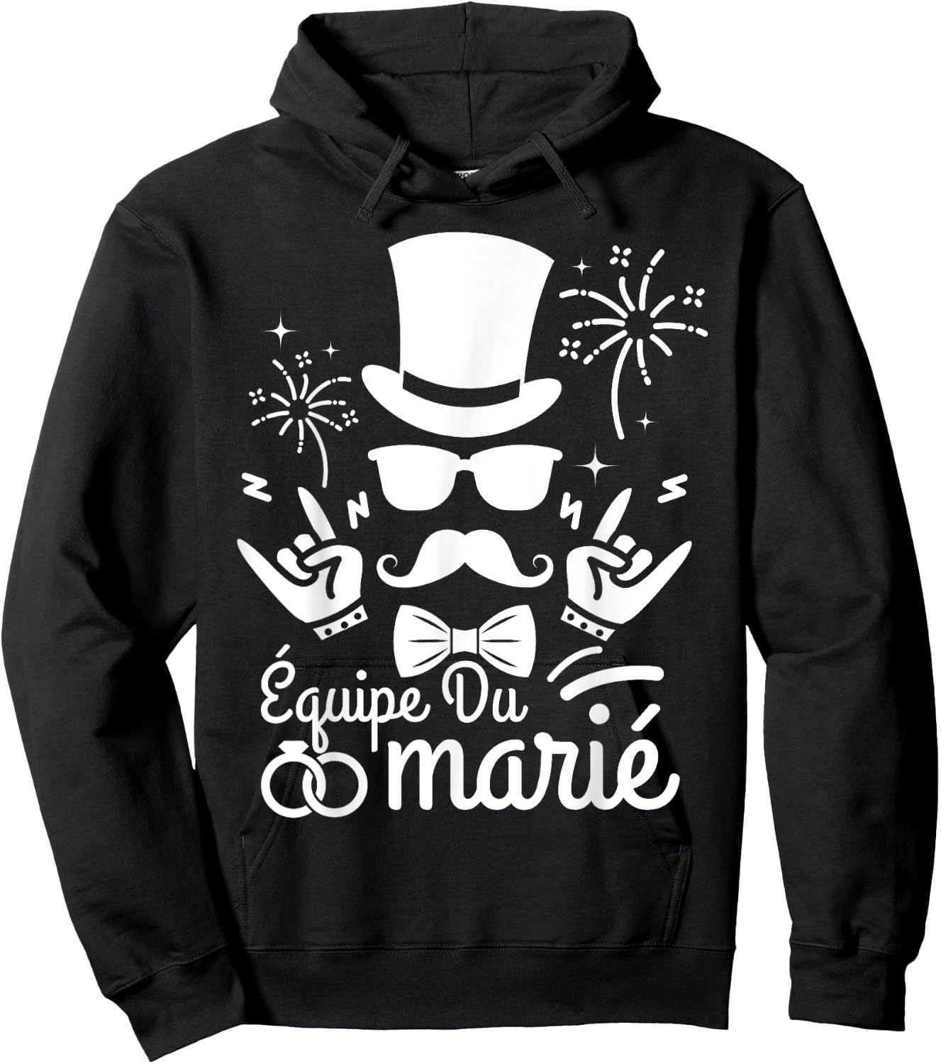 Men's EVG Groom Team EVG Team of the Groom Humour Hoodie - Hoodie | Black