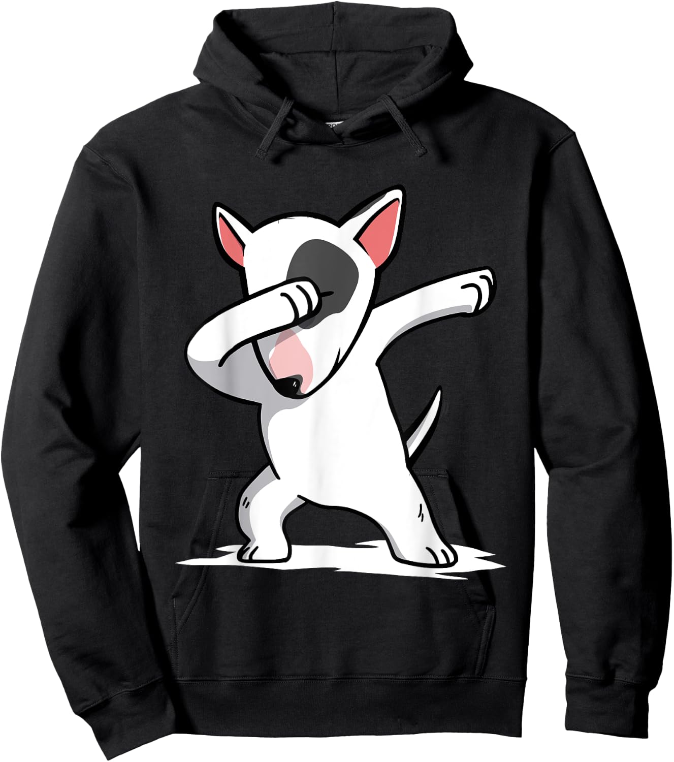 Funny Dabbing English Bull Terrier Dog Dab Shirt Hoodie - Hoodie | Black