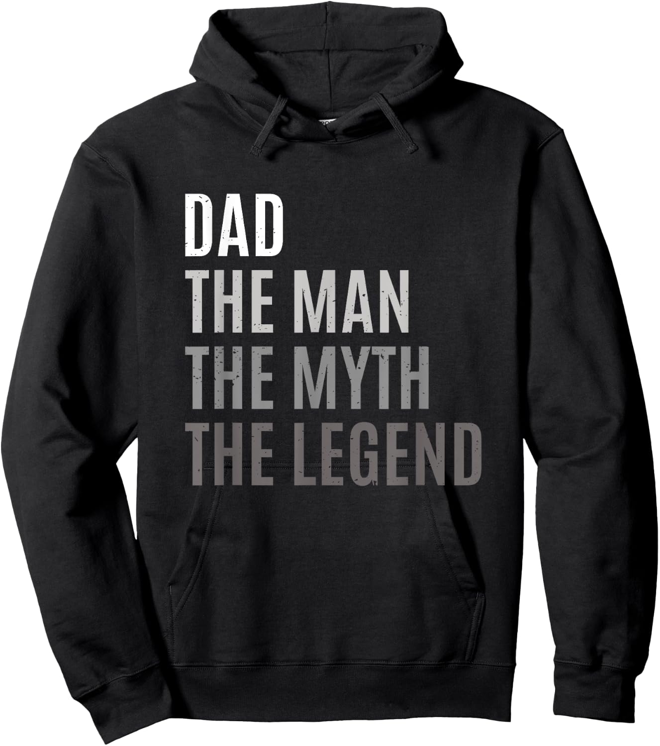 Dad The Man The Myth The Legend Father's Day Gift Hoodie - Hoodie | Black