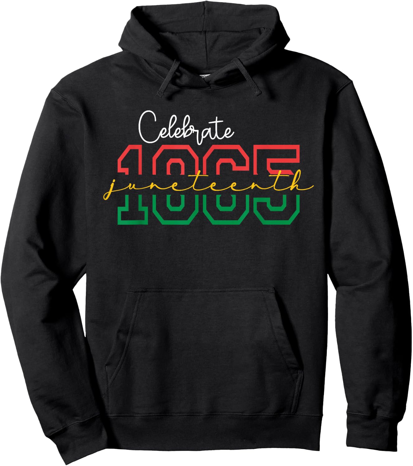 Celebrate Juneteenth Hoodie - Hoodie | Black