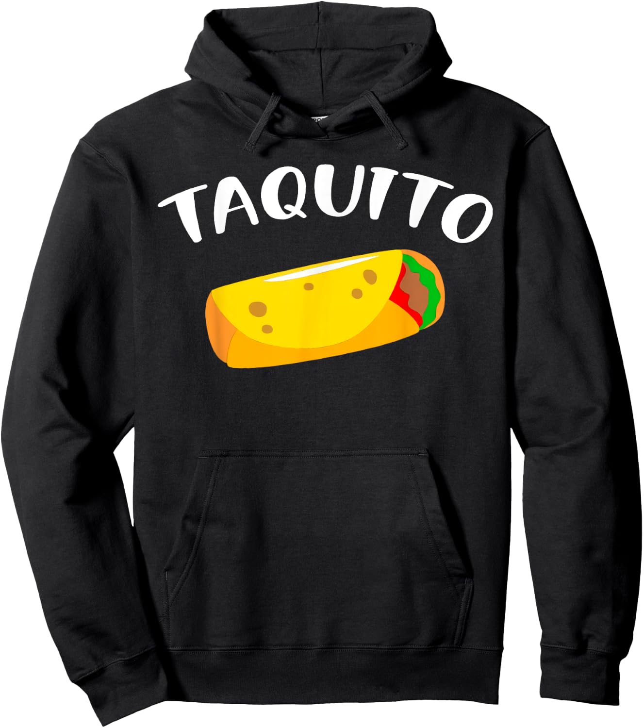 Kids Taquito Burrito Taco Taquito Matching Family Hoodie - Hoodie | Black