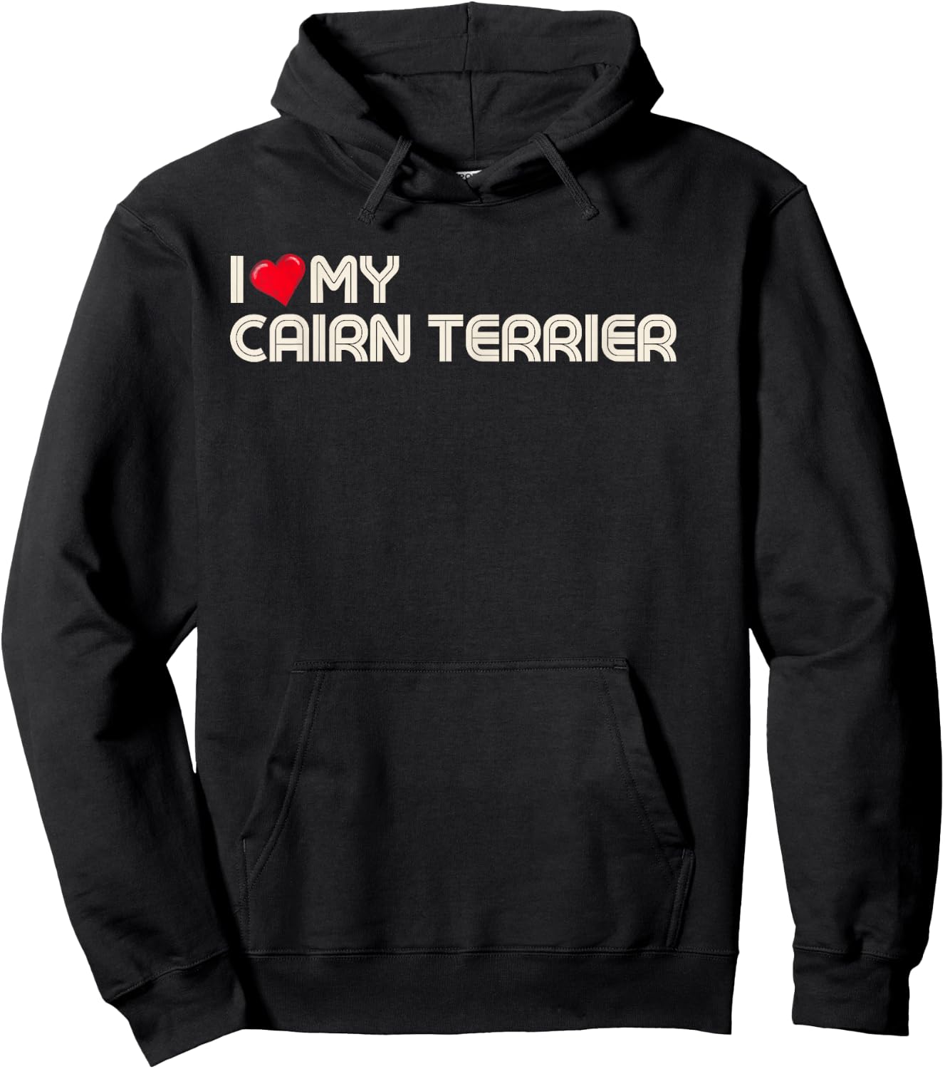 I Love My Cairn Terrier. Hoodie - Hoodie | Black