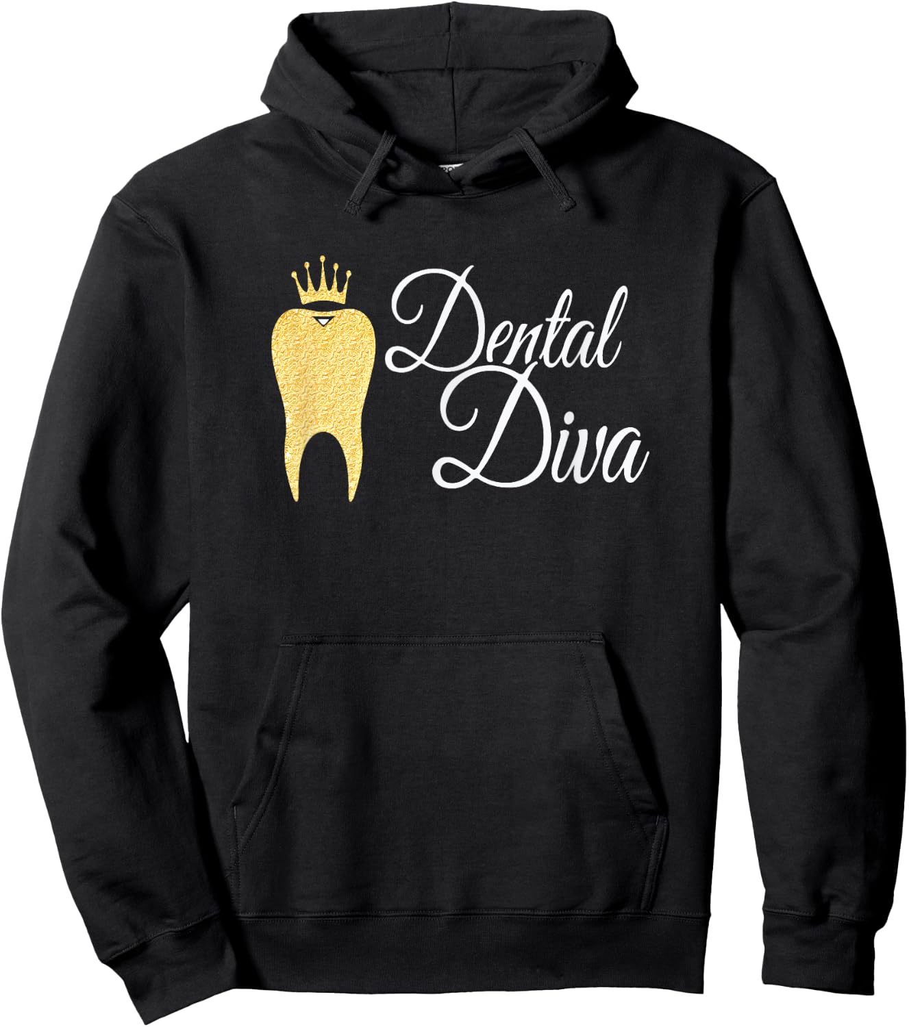 Dental Diva Dentists Assistants Hygienists Dentistry Office Hoodie - Hoodie | Black