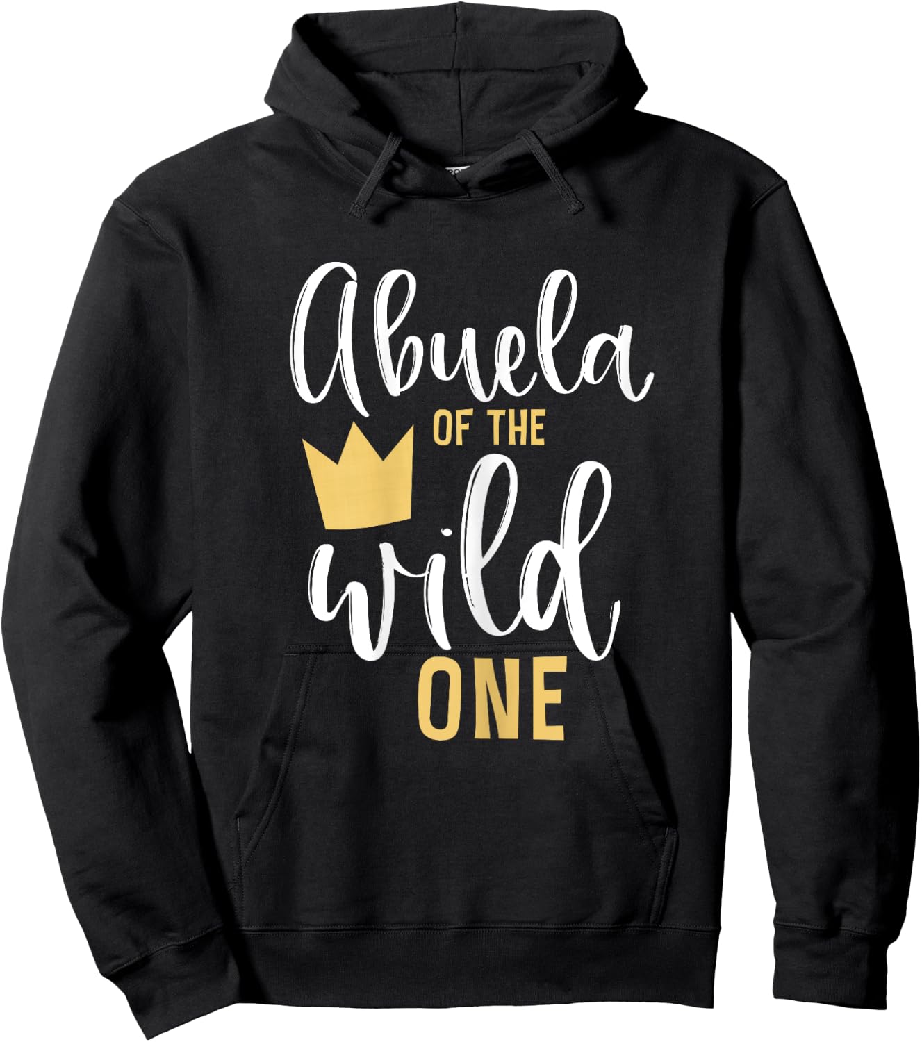 Abuela of the Wild One 1st Birthday First Thing Matching Hoodie - Hoodie | Black