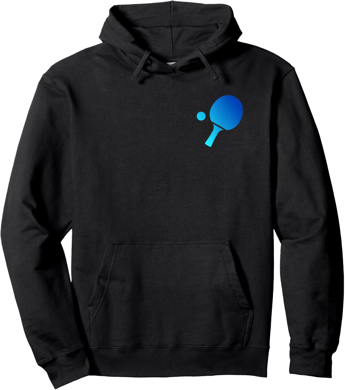 Table Tennis Bat Table Tennis Bat Blue Table Tennis , black Hoodie - Hoodie | Black
