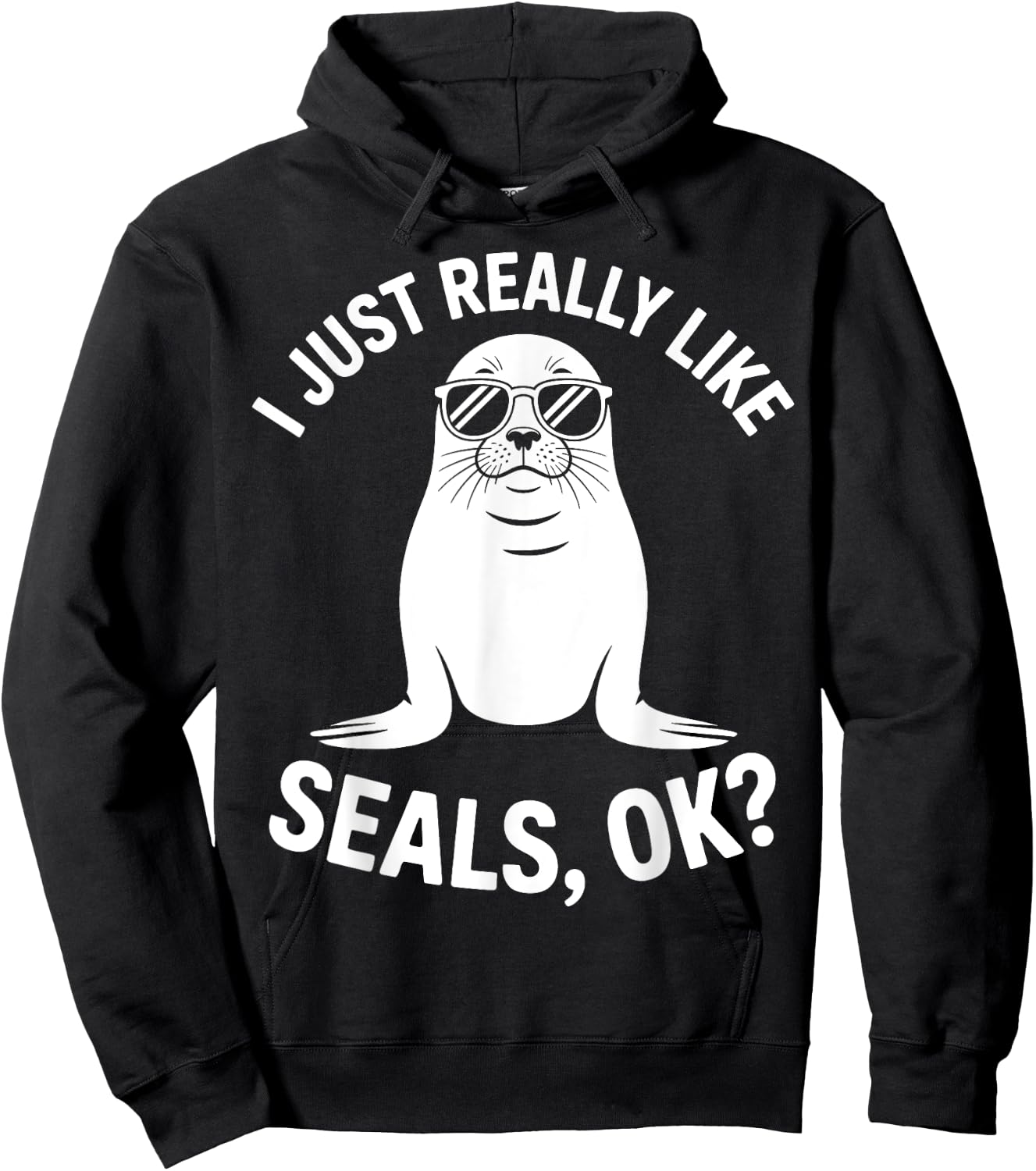 Seals Funny Seal Hoodie - Hoodie | Black