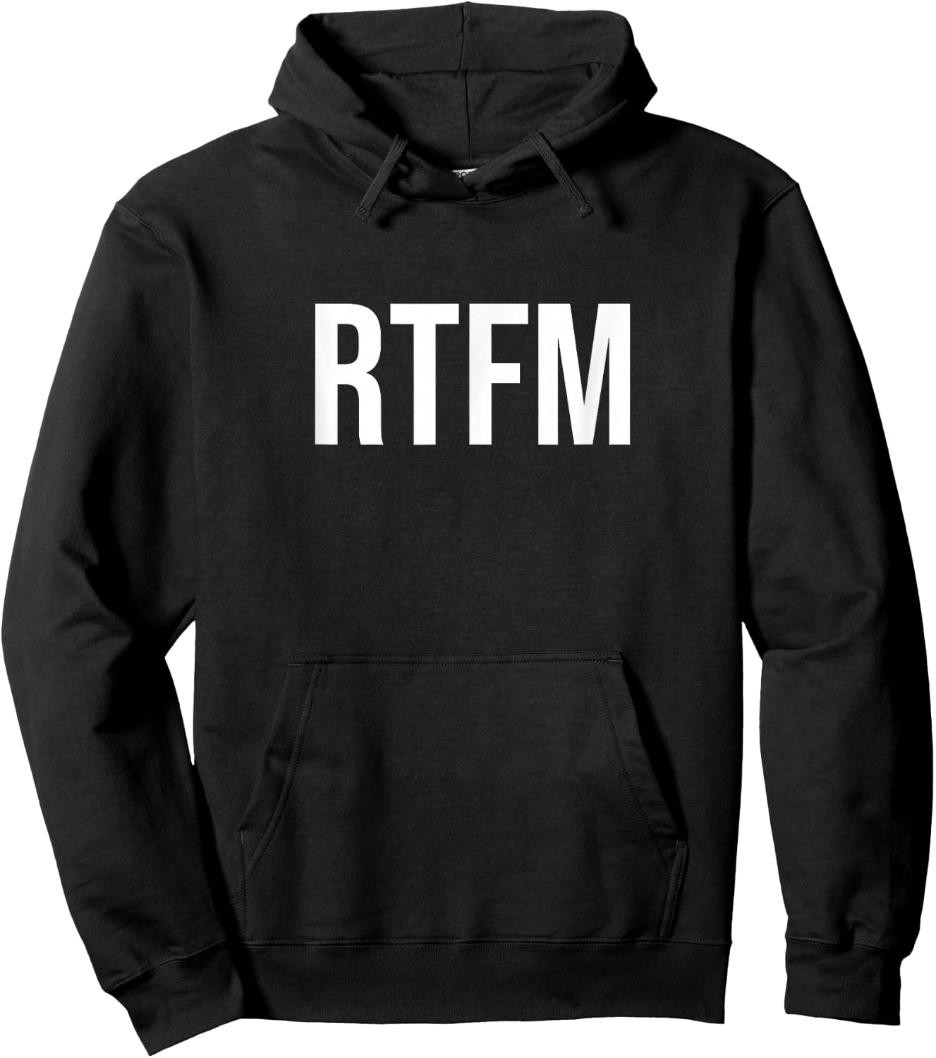 RTFM - Read the Manual Hoodie - Hoodie | Black