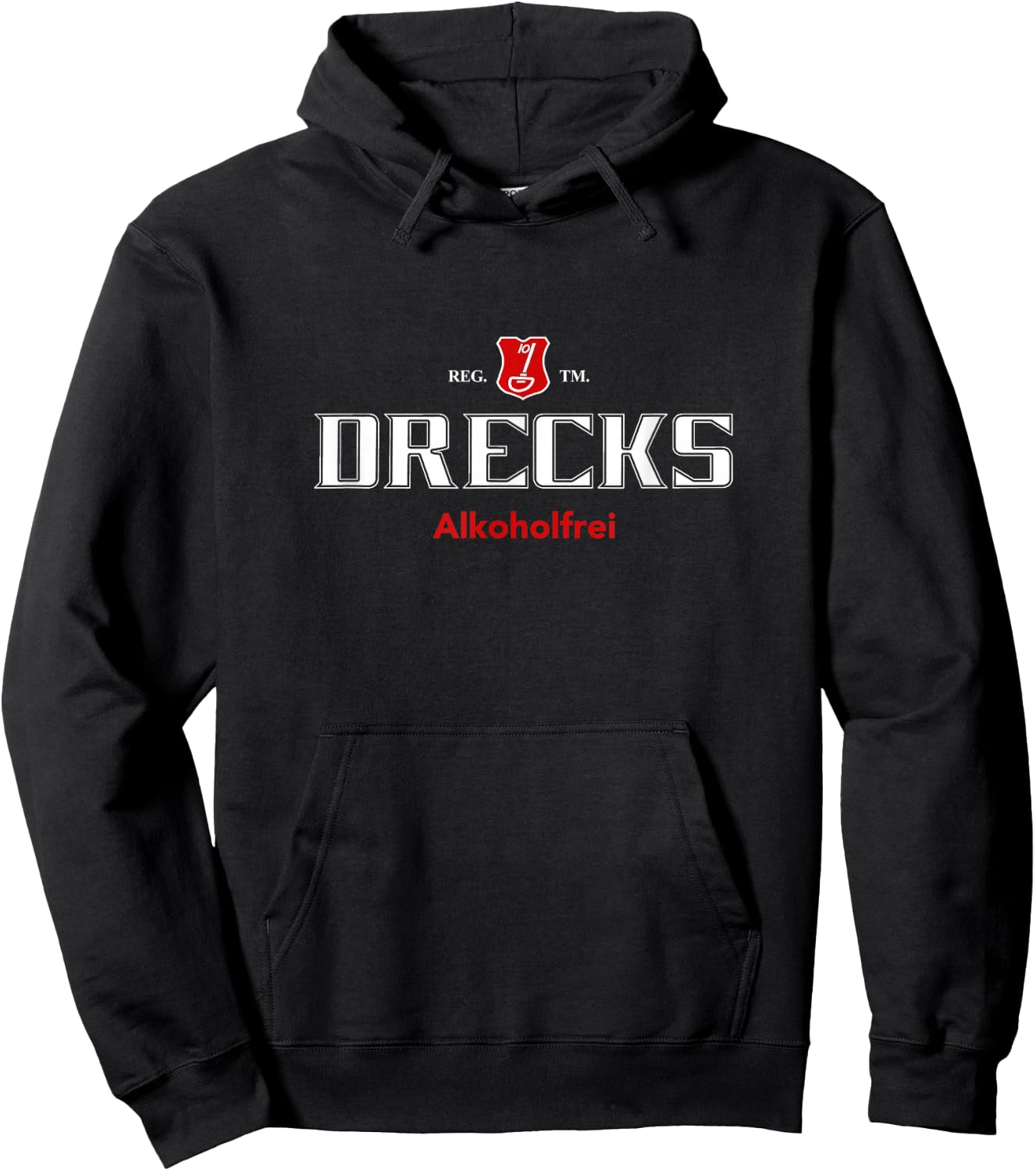 Funny Beer Sayings Drecks Alcohol-Free Party Beer Fan , black Hoodie - Hoodie | Black