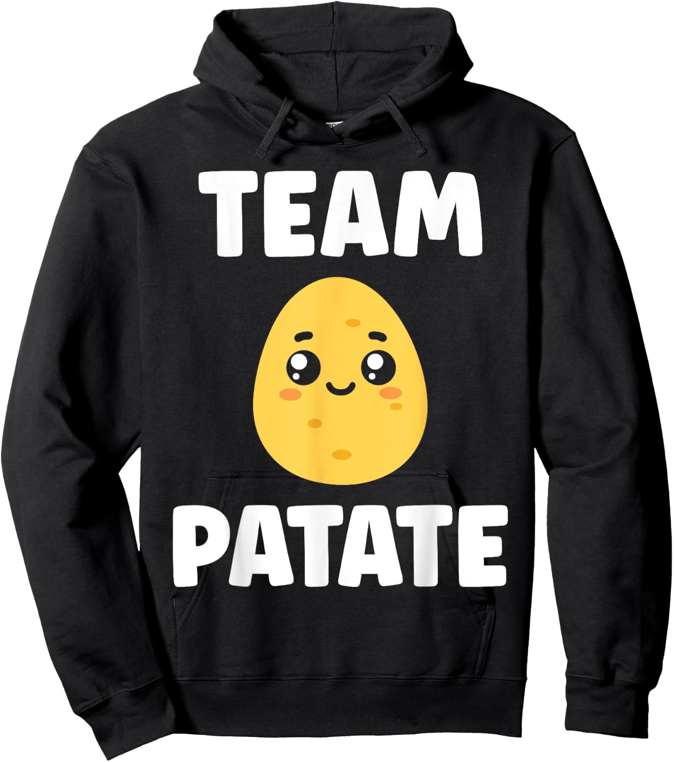 Quote Potatoes Funny Team Potato , Black, S Hoodie - Hoodie | Black