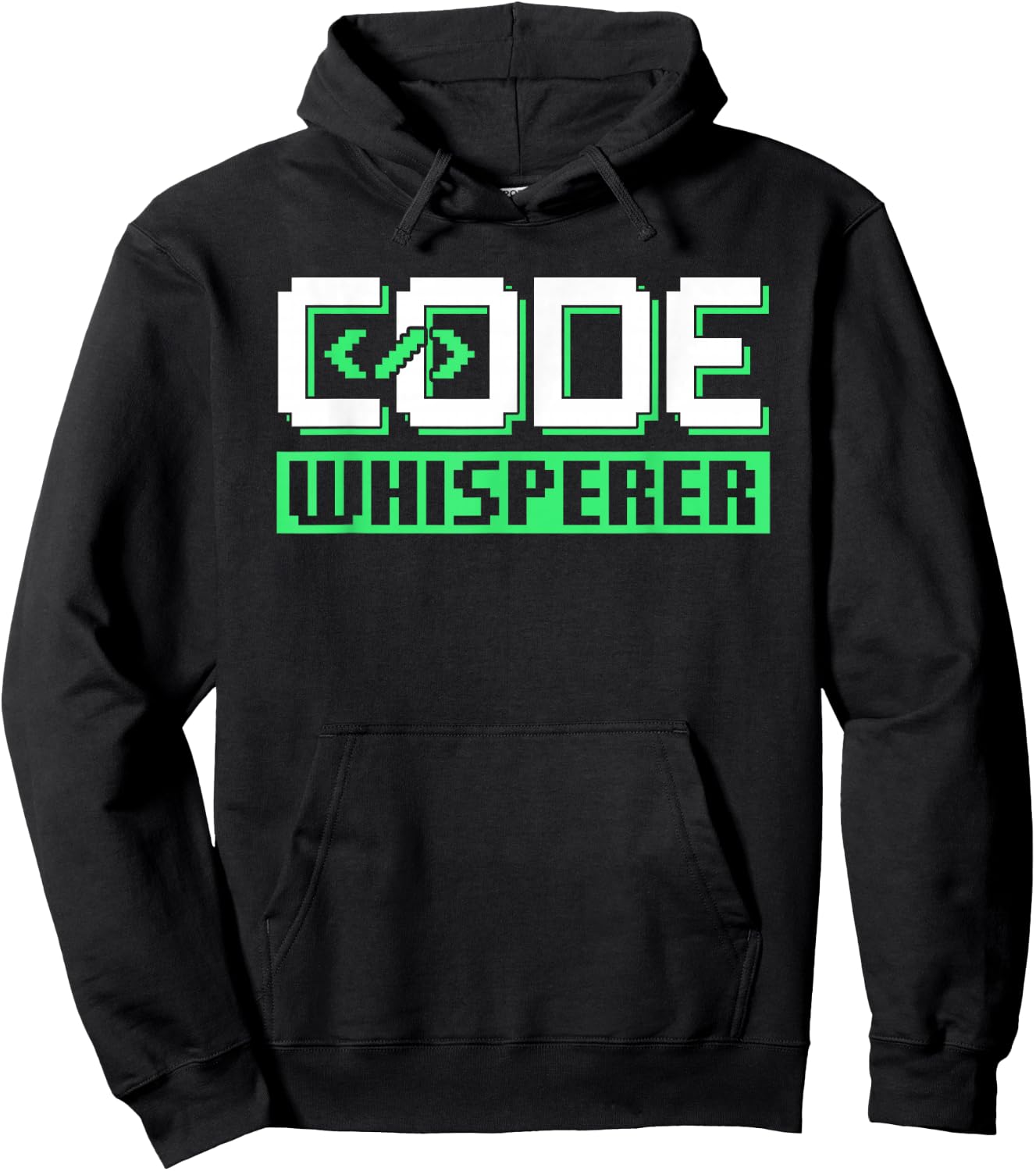 Code Whisperer Coder Programmer Coding Sayings Hoodie - Hoodie | Black