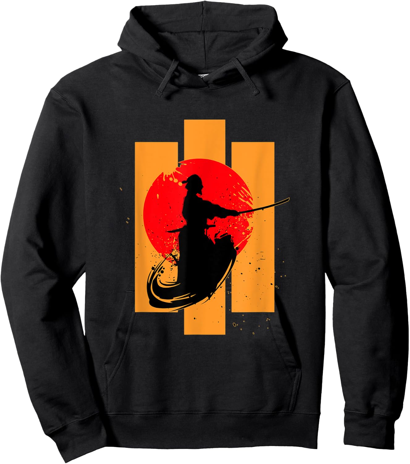 Japanischer Samurai-Krieger Bushido Code Japan Ronin Swordsmen Hoodie - Hoodie | Black