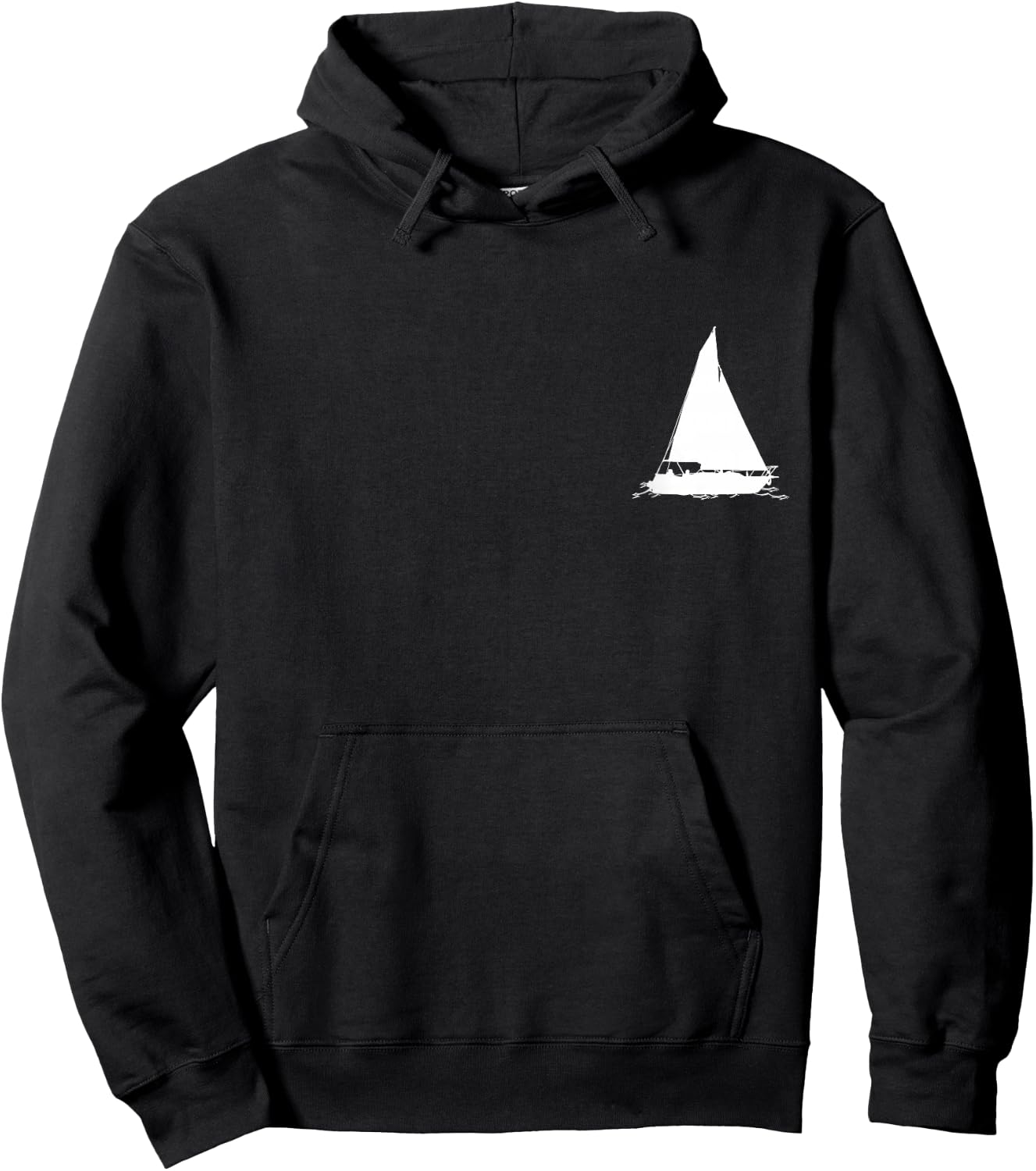Sailing Vintage Sail Boat Sailor Hoodie - Hoodie | Black