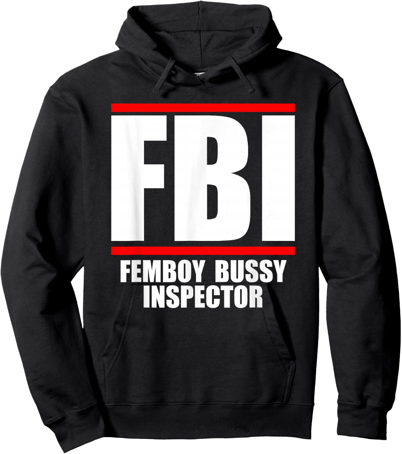 Femboy Inspector , black Hoodie - Hoodie | Black