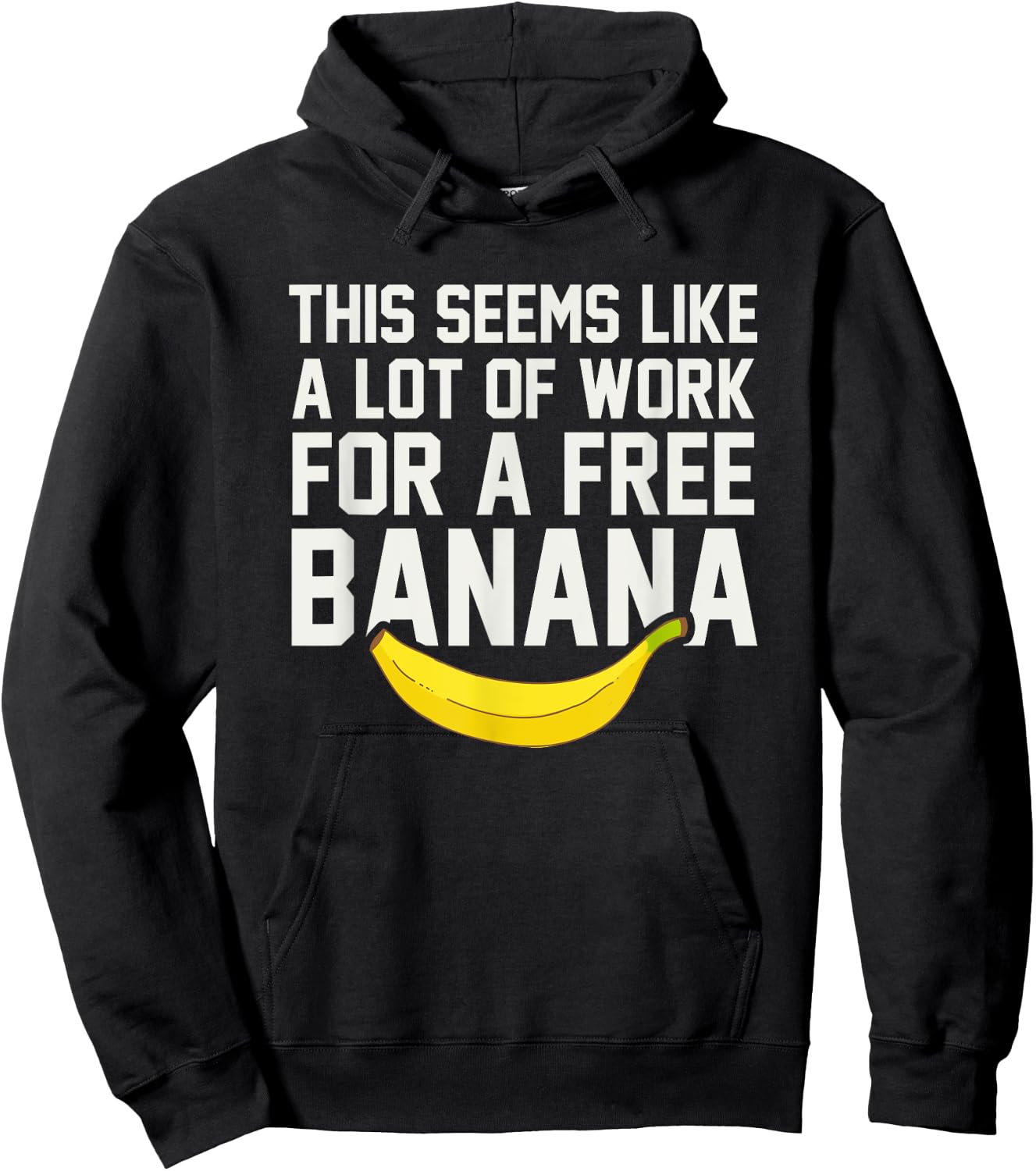 Funny Cross Country Running Shirts - XC Shirt Free Bananaa Hoodie - Hoodie | Black