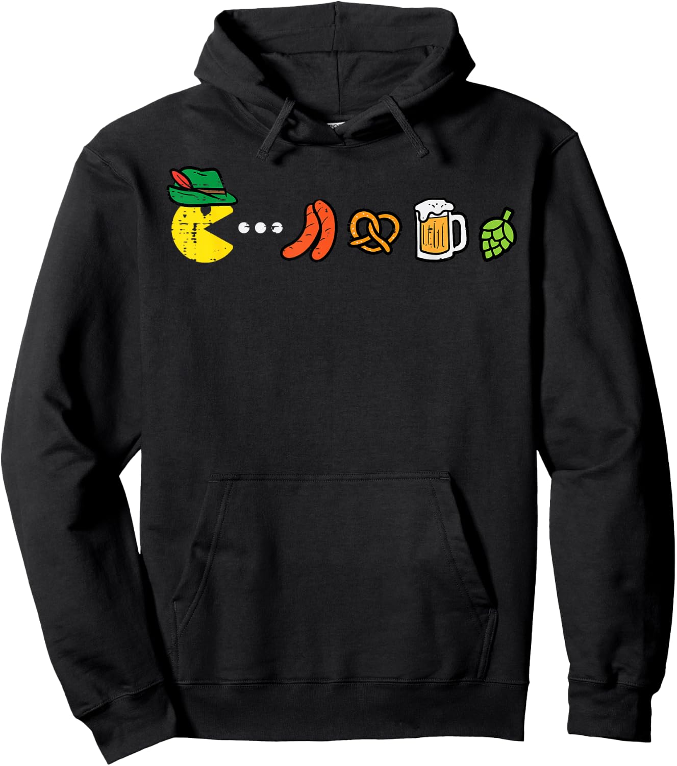 Pac Oktoberfest Man German Costume Kids Men Women Toddler Hoodie - Hoodie | Black