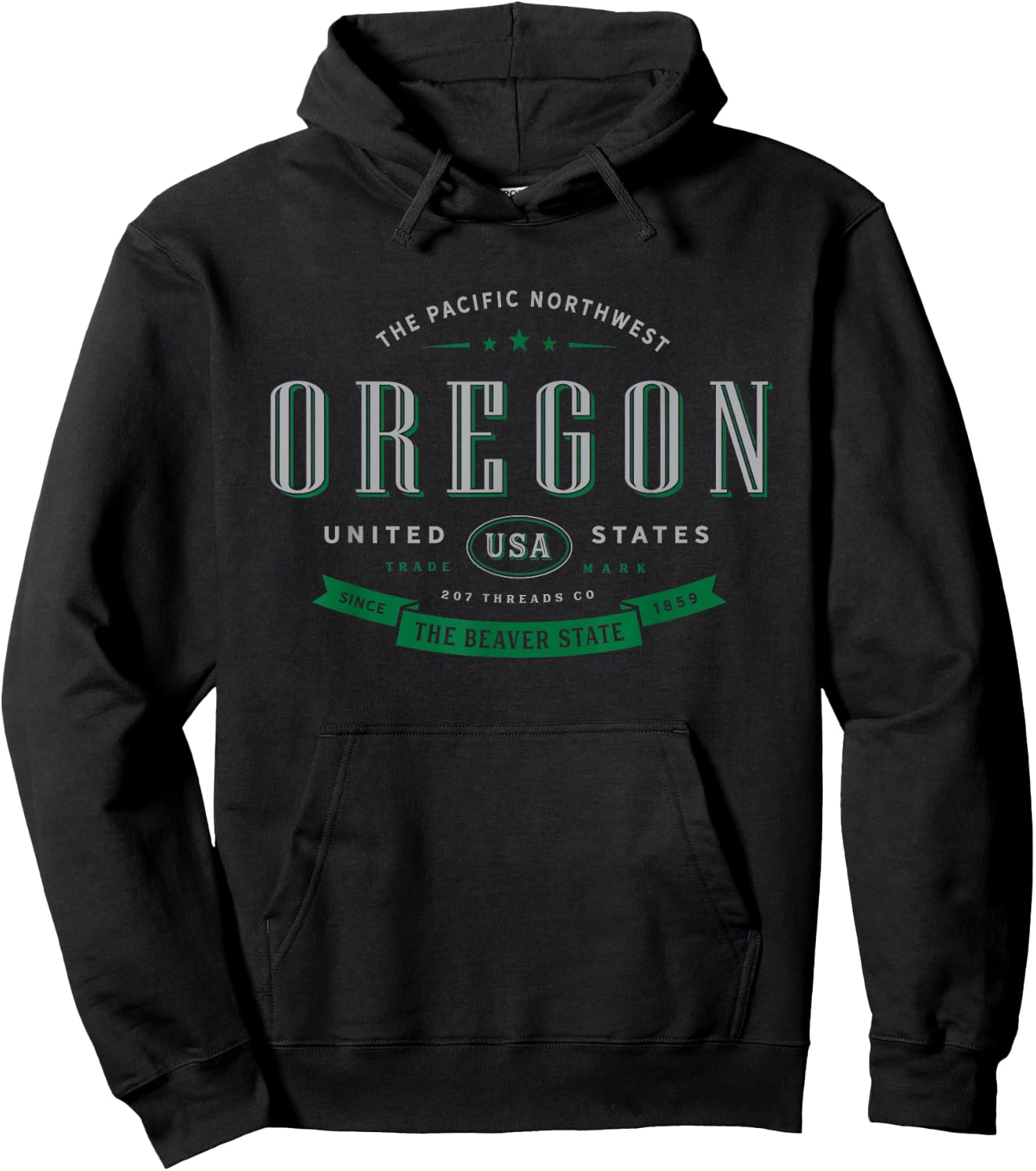 State of Oregon Hoodie - Hoodie | Black