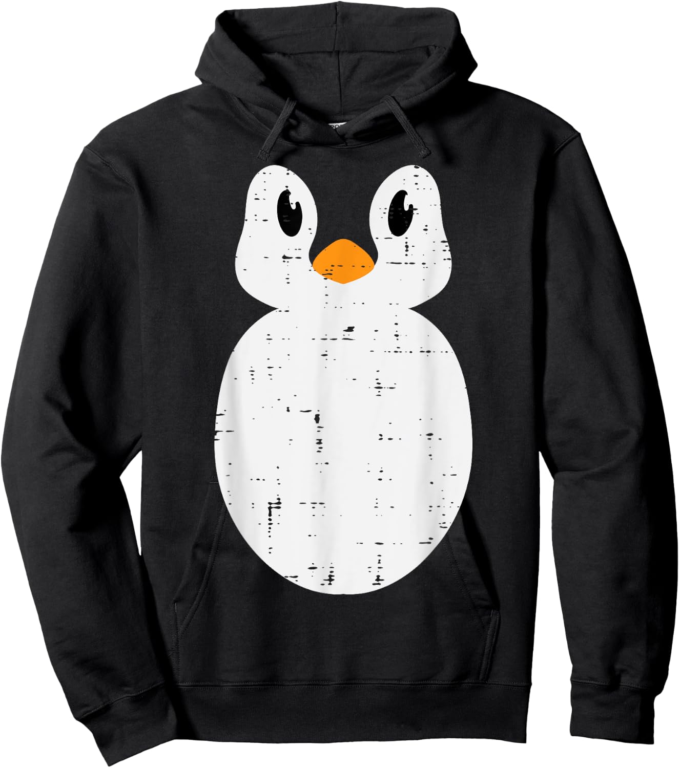 Penguin Face Costume Cute Animal Men Women Boys Girls Kids Hoodie - Hoodie | Black