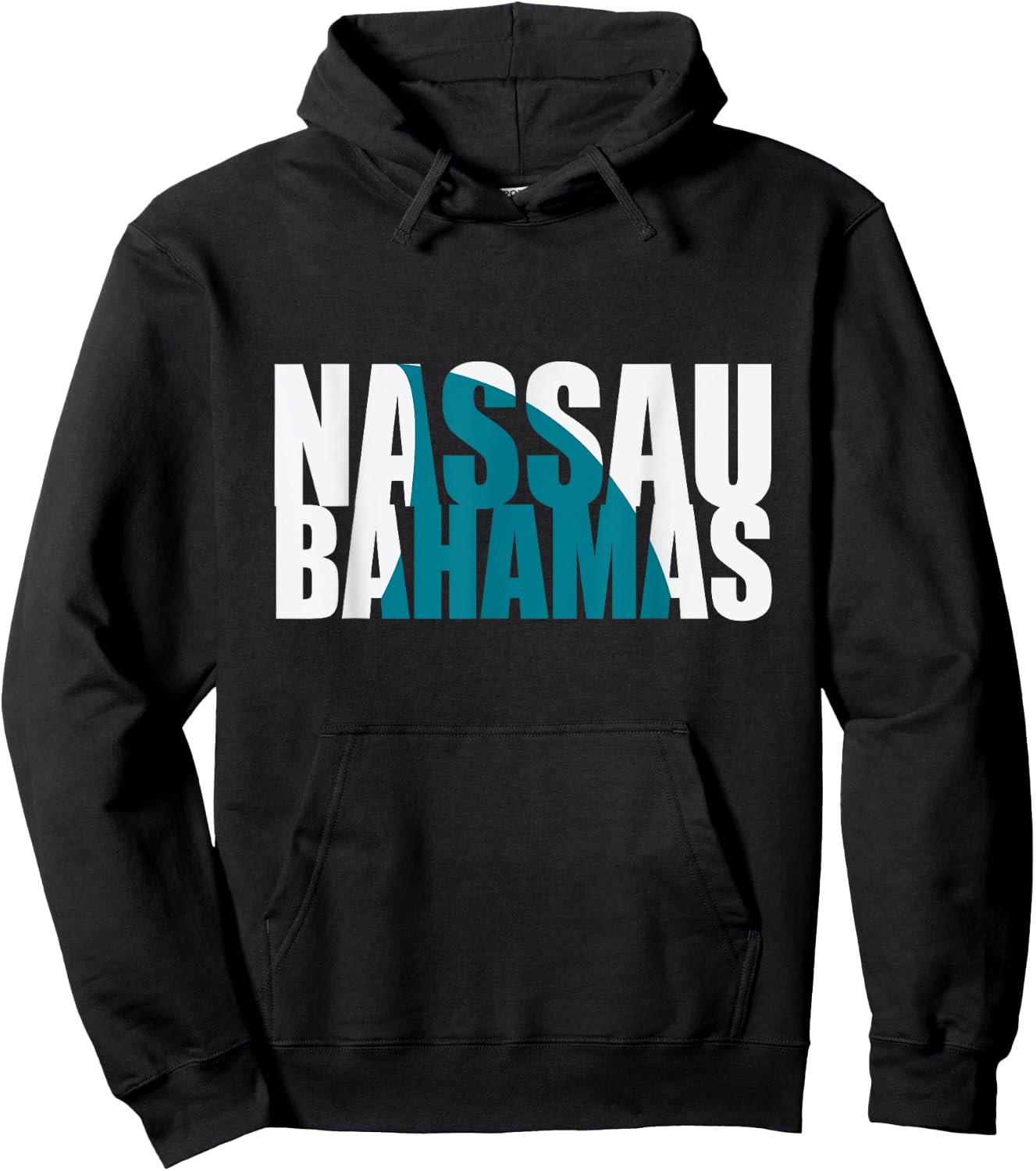 Nassau Bahamas Shark Fin Vacation Souvenir Hoodie - Hoodie | Black