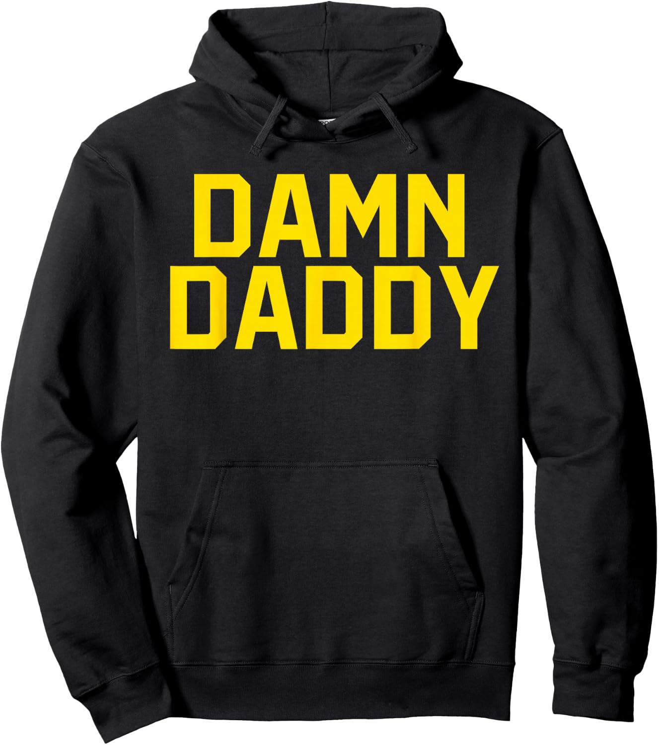 DAMN DADDY Funny Gay Pride Hoodie - Hoodie | Black