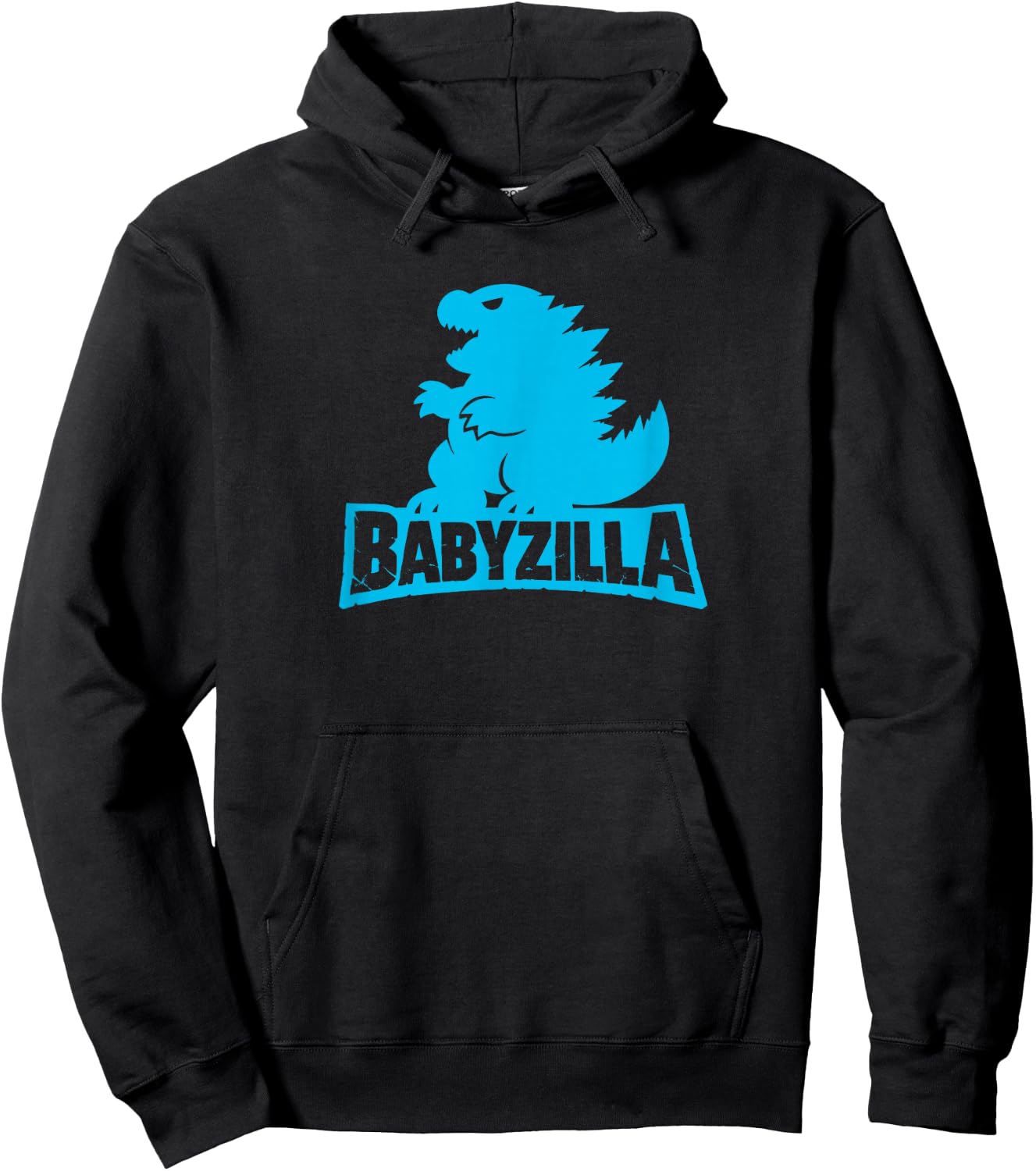 Babyzilla Funny Monster Baby Kaiju Retro Graphic Hoodie - Hoodie | Black