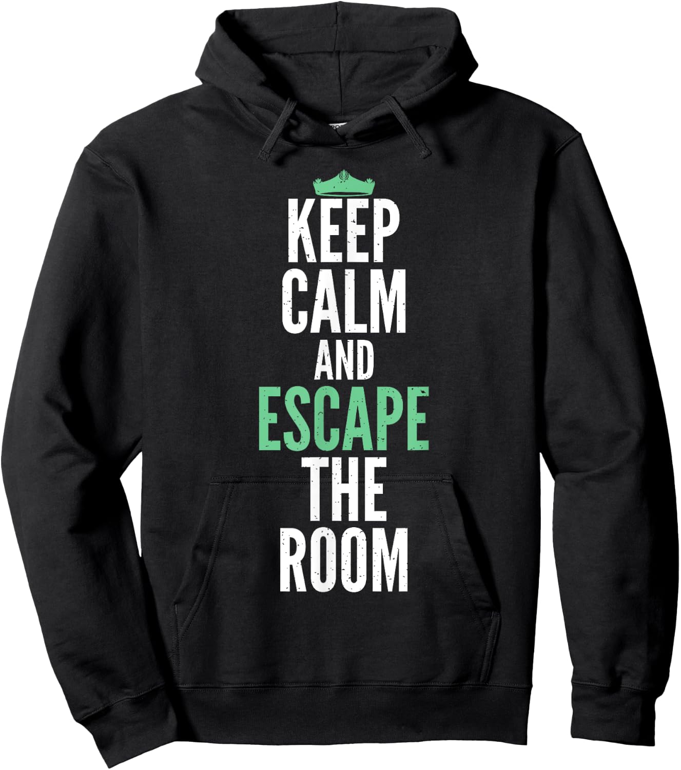 Keep Calm and Escape the Room funny Escape Room Hoodie - Hoodie | Black